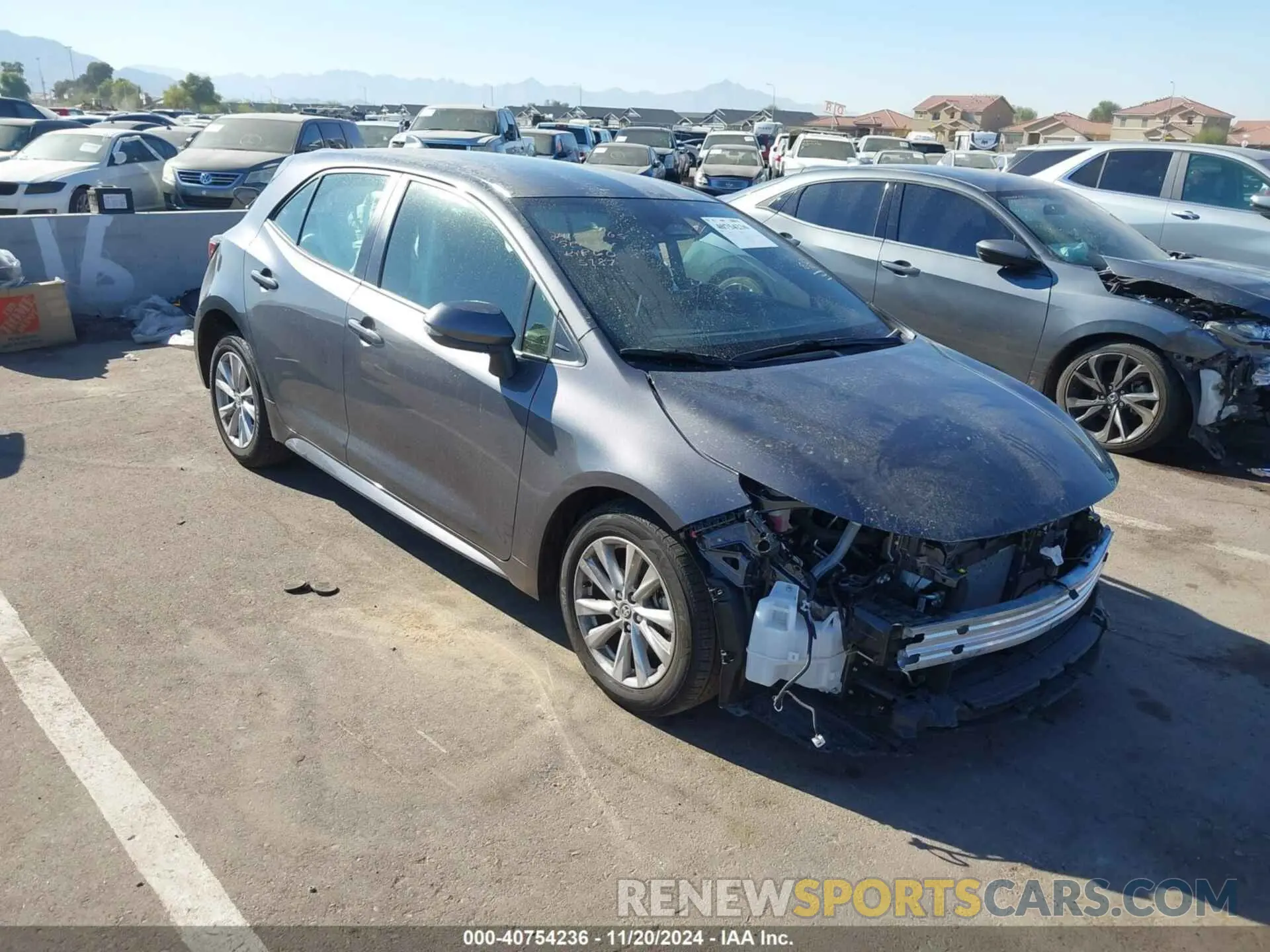 1 Фотография поврежденного автомобиля JTND4MBE9R3225787 TOYOTA COROLLA 2024