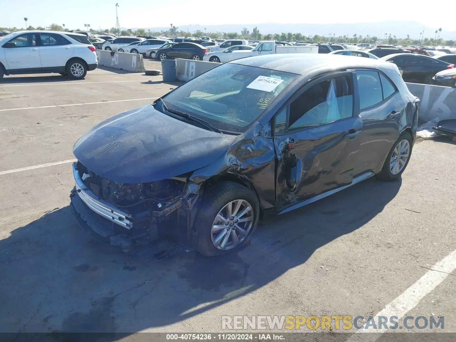 2 Фотография поврежденного автомобиля JTND4MBE9R3225787 TOYOTA COROLLA 2024