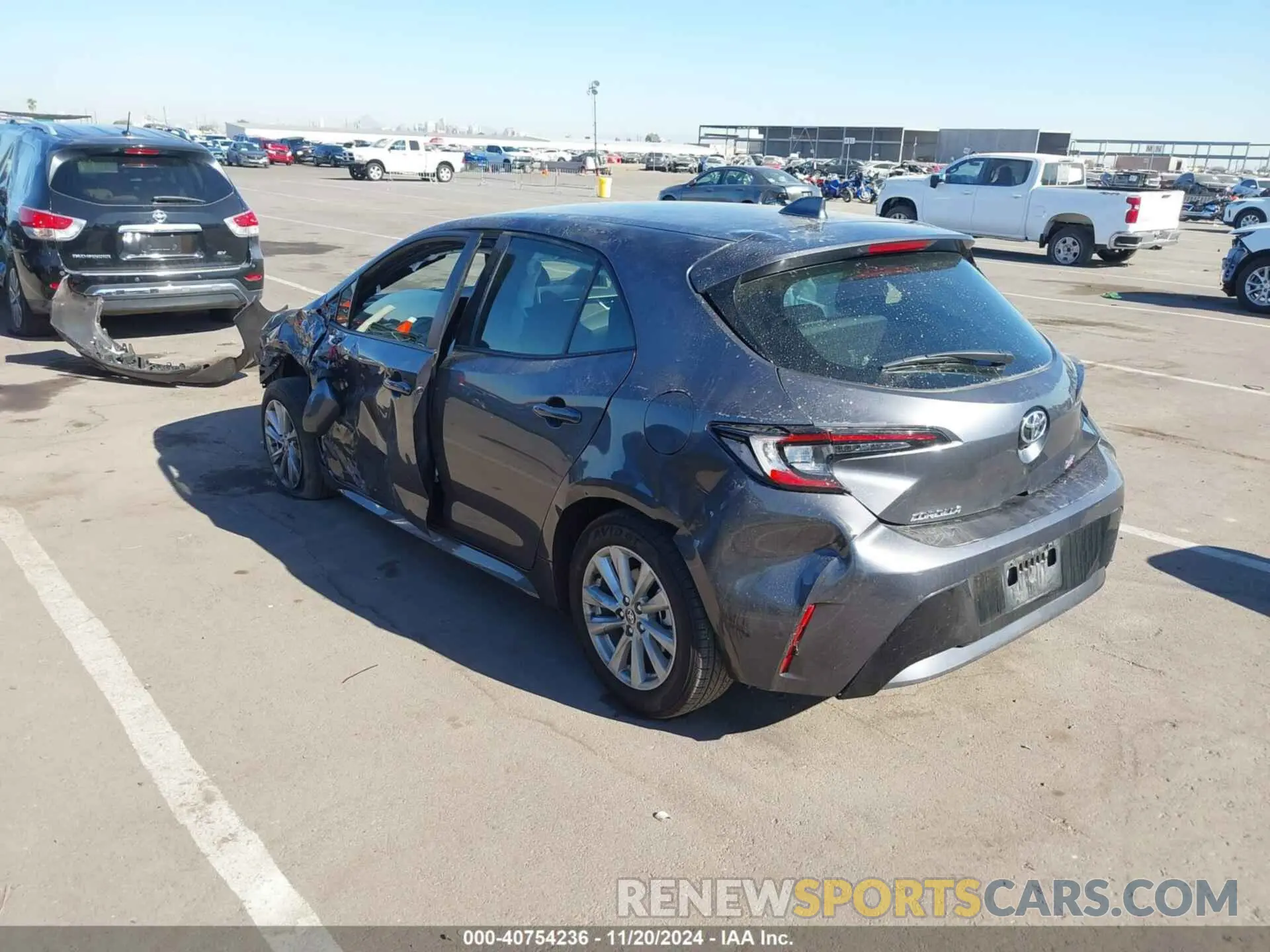 3 Фотография поврежденного автомобиля JTND4MBE9R3225787 TOYOTA COROLLA 2024