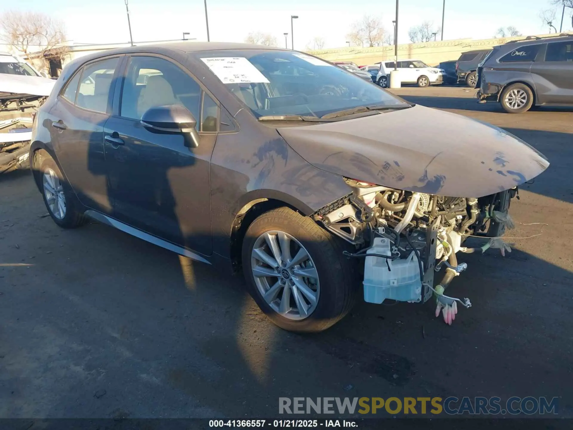 1 Photograph of a damaged car JTND4MBEXR3218315 TOYOTA COROLLA 2024
