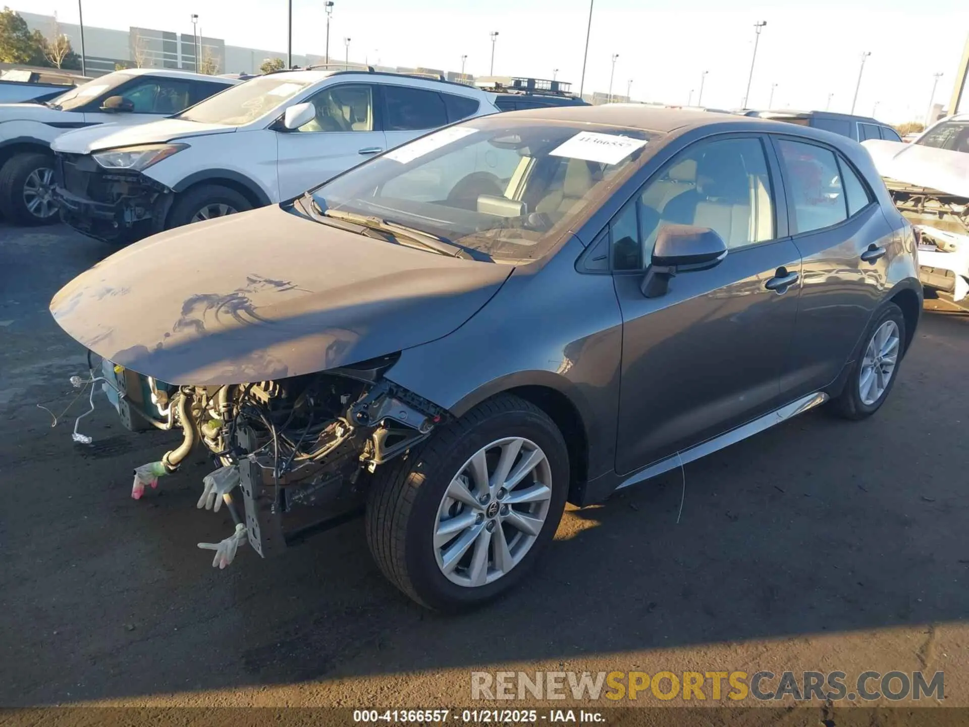 2 Photograph of a damaged car JTND4MBEXR3218315 TOYOTA COROLLA 2024