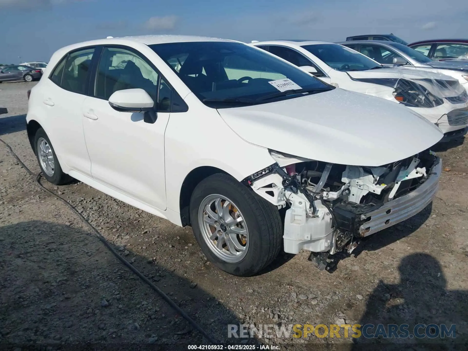 1 Photograph of a damaged car JTND4MBEXR3218573 TOYOTA COROLLA 2024