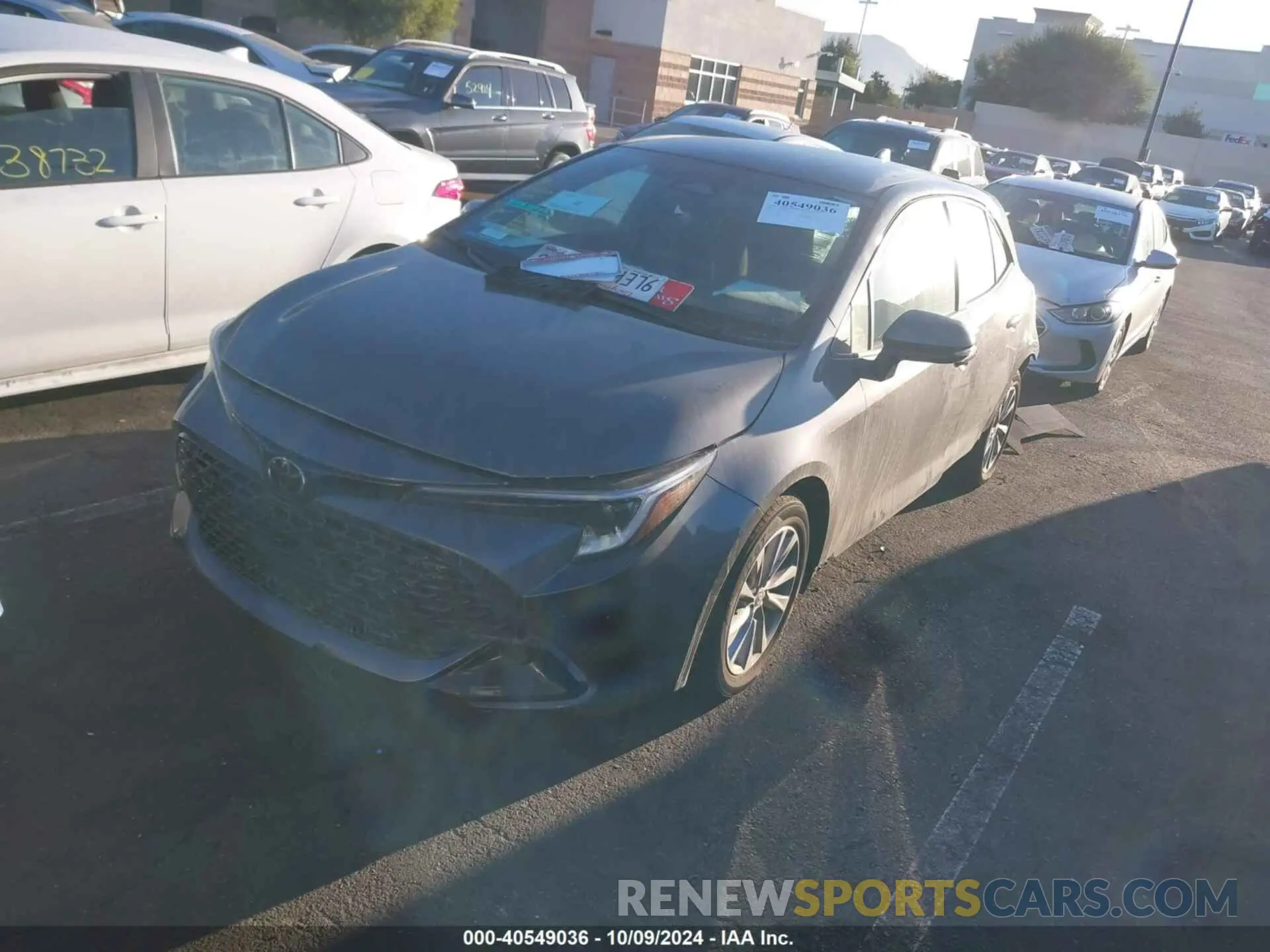 2 Фотография поврежденного автомобиля JTND4MBEXR3227094 TOYOTA COROLLA 2024