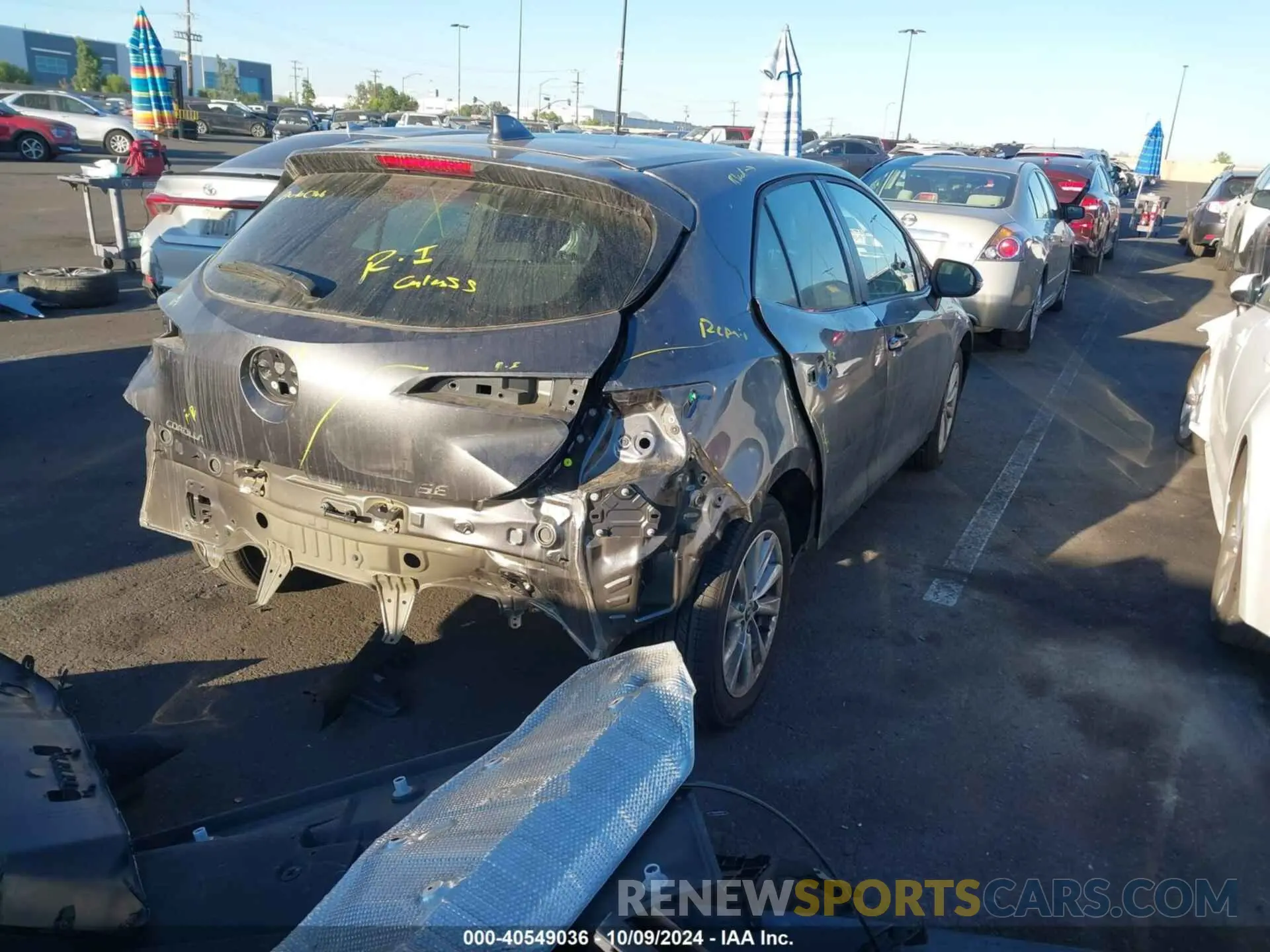 4 Фотография поврежденного автомобиля JTND4MBEXR3227094 TOYOTA COROLLA 2024