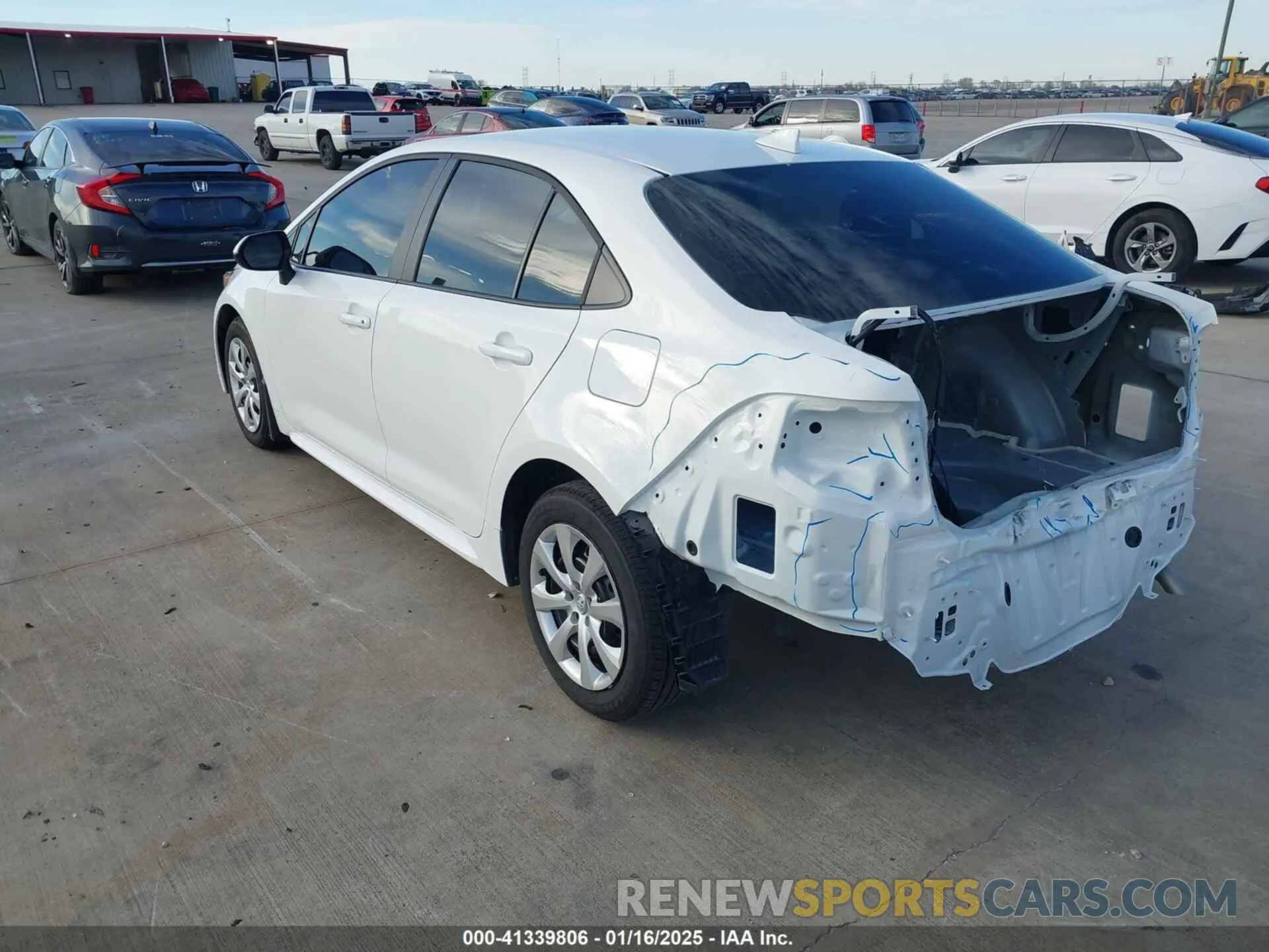 3 Фотография поврежденного автомобиля 5YFB4MDE0SP236862 TOYOTA COROLLA 2025