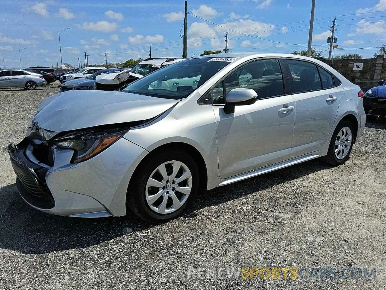 1 Photograph of a damaged car 5YFB4MDE0SP237073 TOYOTA COROLLA 2025