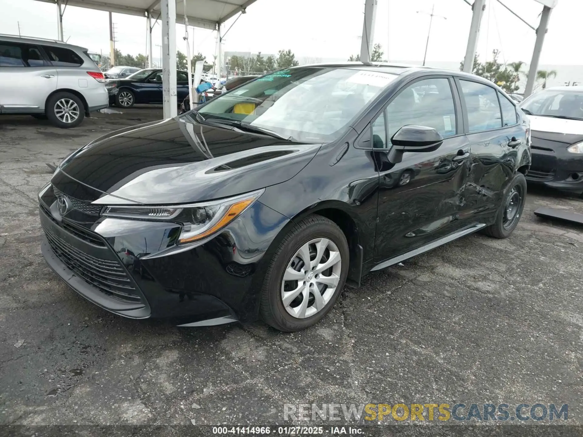 2 Photograph of a damaged car 5YFB4MDE0SP238174 TOYOTA COROLLA 2025