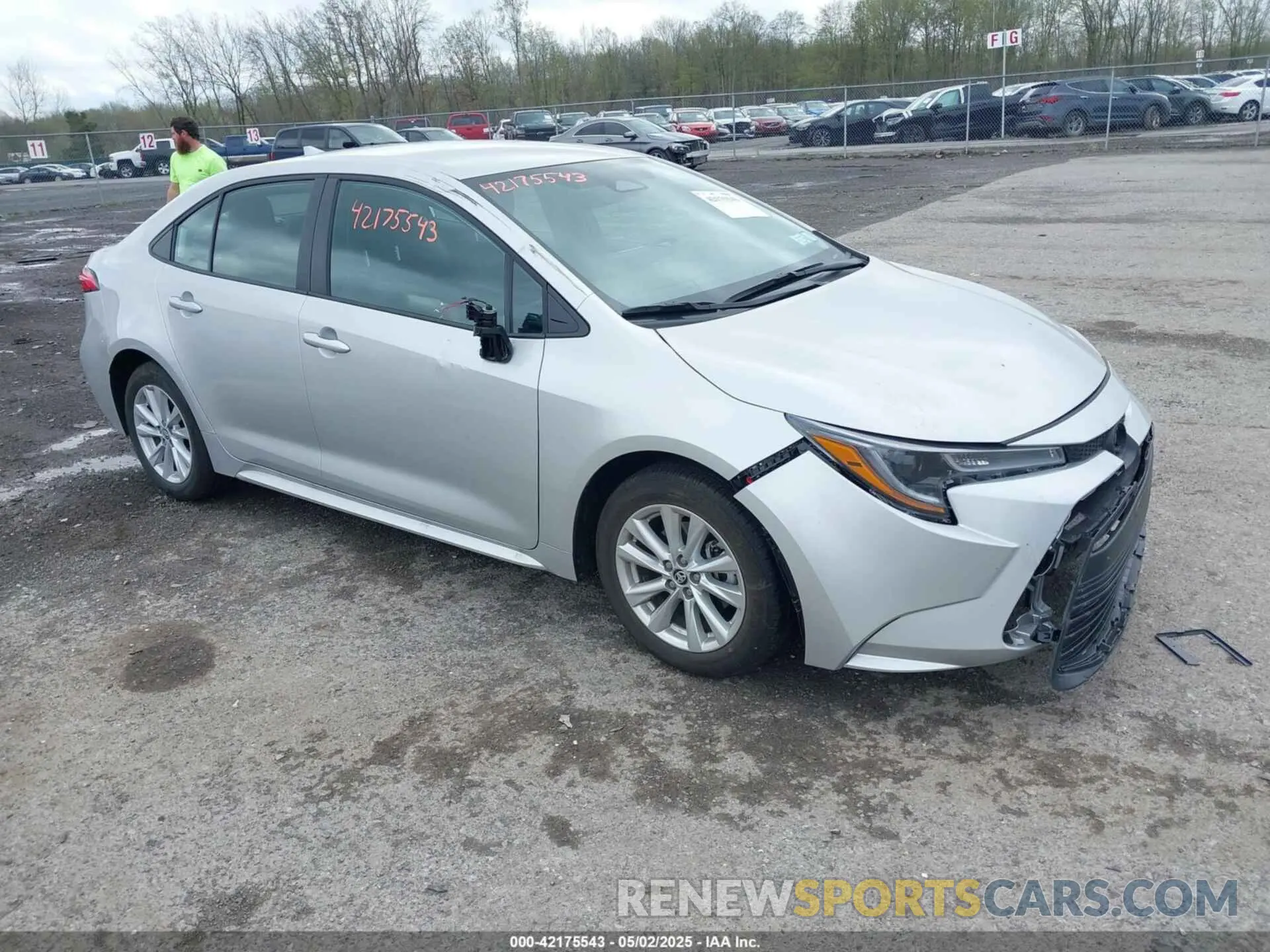 1 Photograph of a damaged car 5YFB4MDE0SP241530 TOYOTA COROLLA 2025