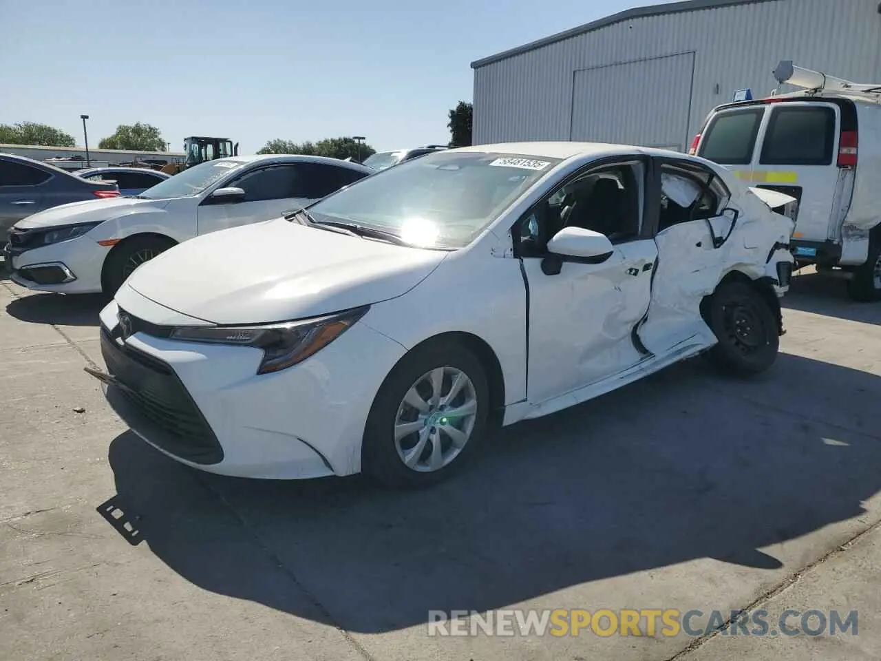 1 Photograph of a damaged car 5YFB4MDE0SP245092 TOYOTA COROLLA 2025