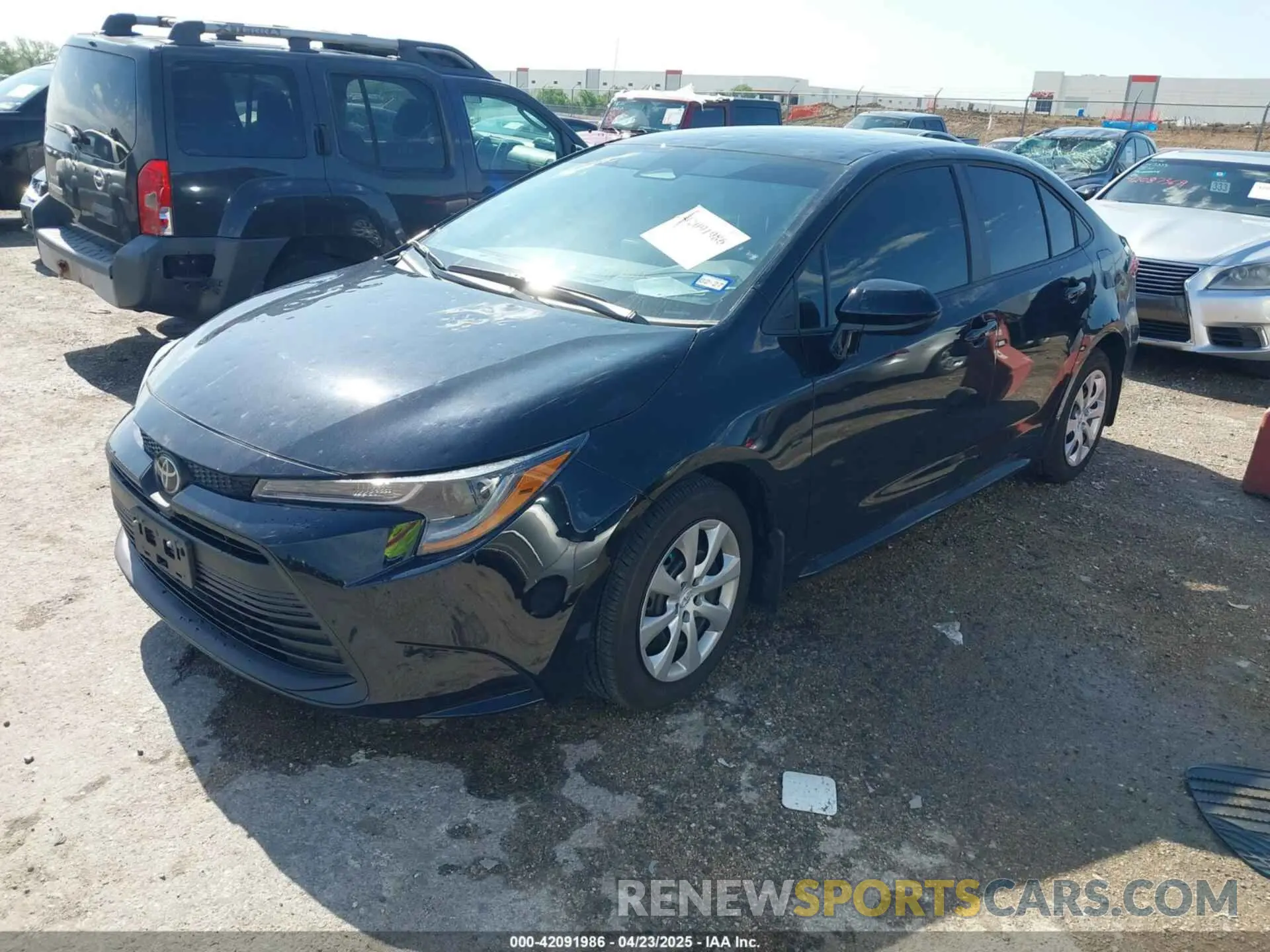2 Photograph of a damaged car 5YFB4MDE0SP275922 TOYOTA COROLLA 2025