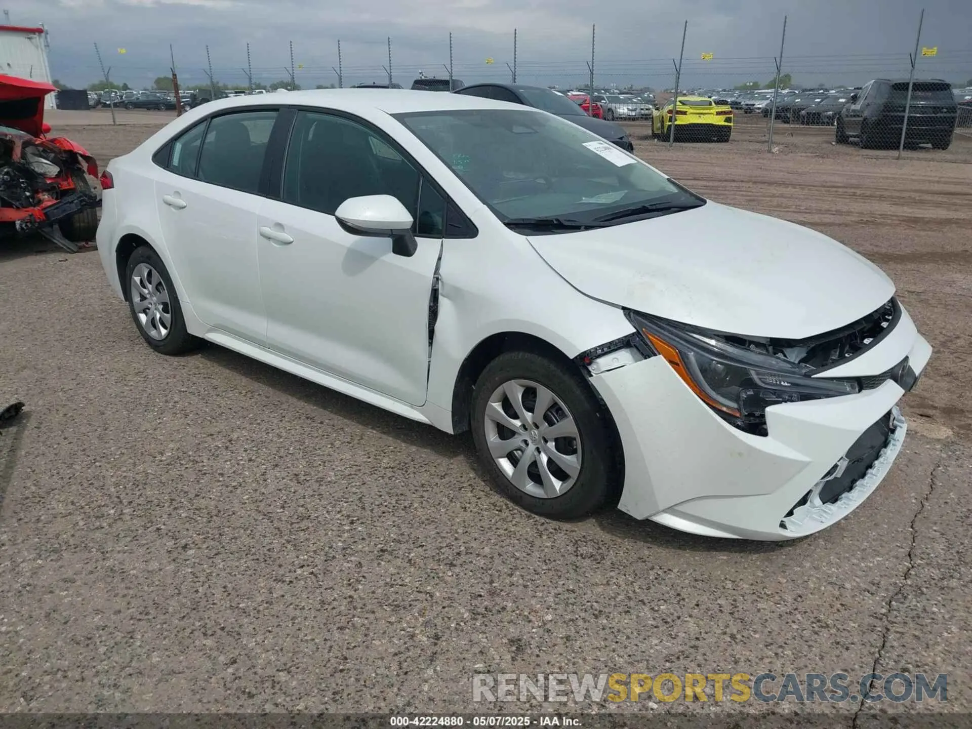 1 Photograph of a damaged car 5YFB4MDE0SP280599 TOYOTA COROLLA 2025