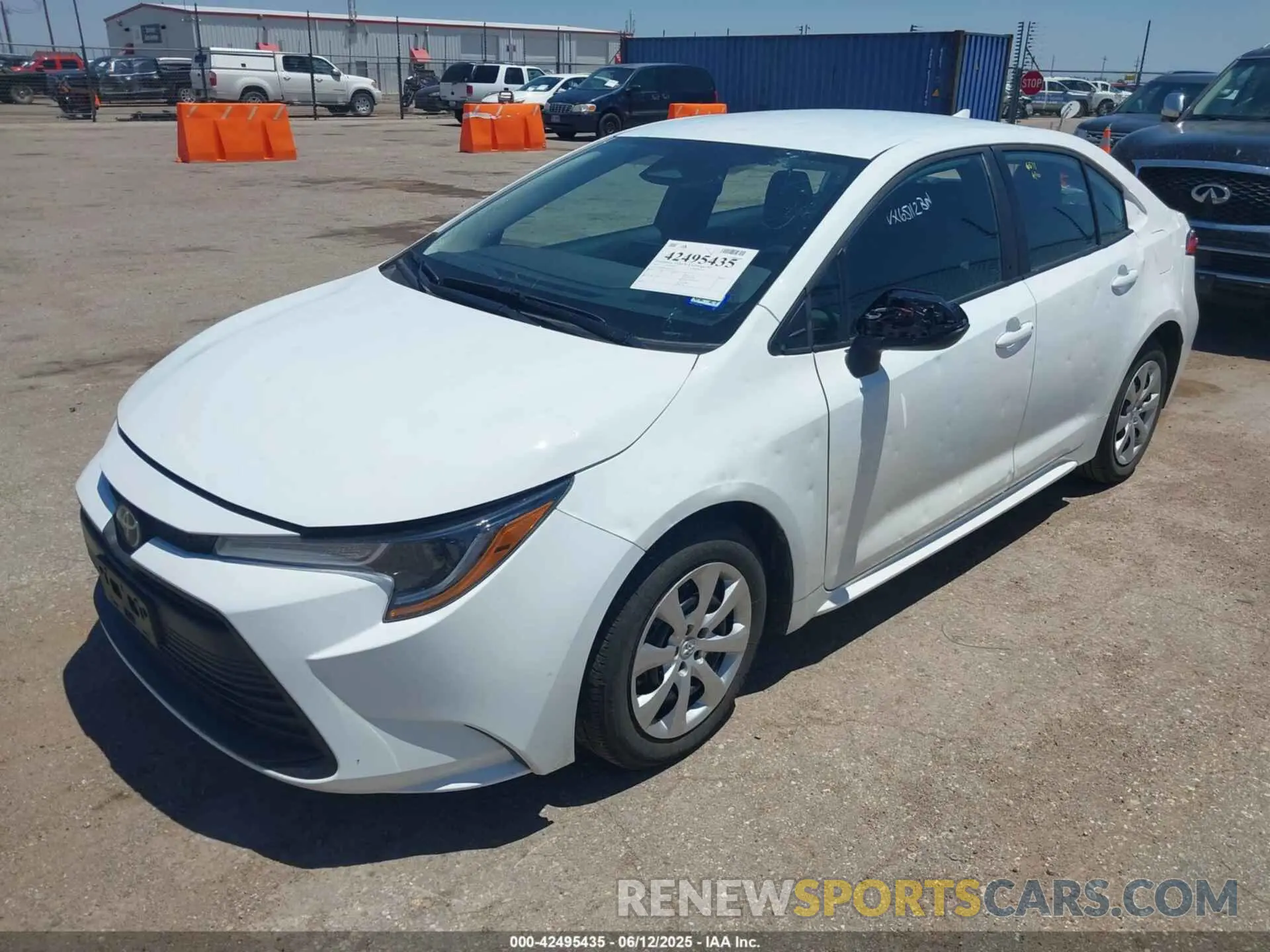 2 Photograph of a damaged car 5YFB4MDE0SP287827 TOYOTA COROLLA 2025