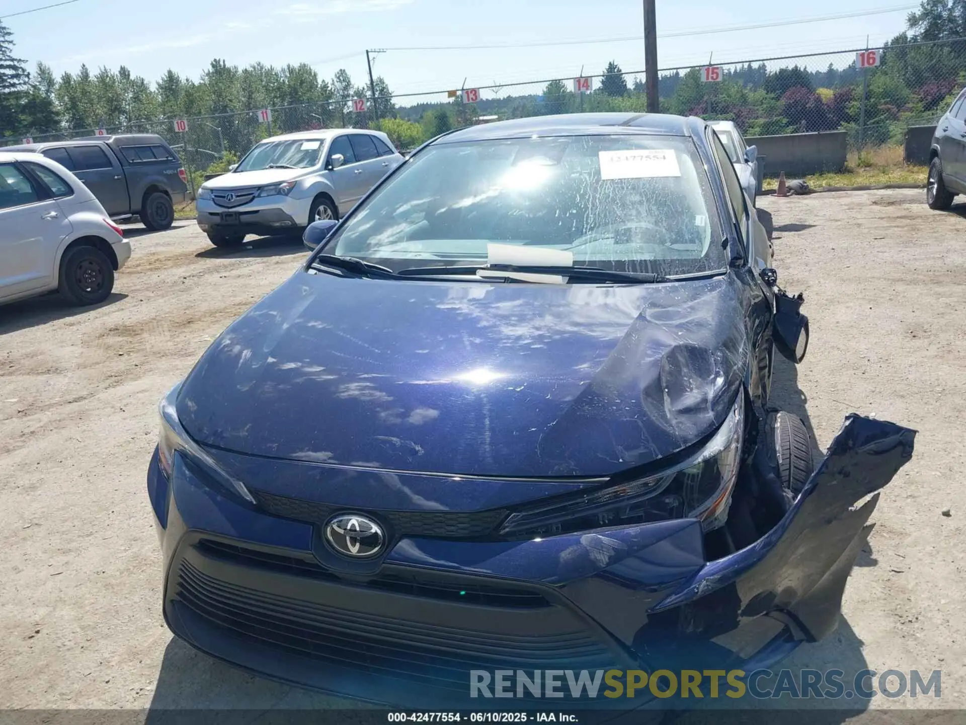 12 Photograph of a damaged car 5YFB4MDE1SP249104 TOYOTA COROLLA 2025