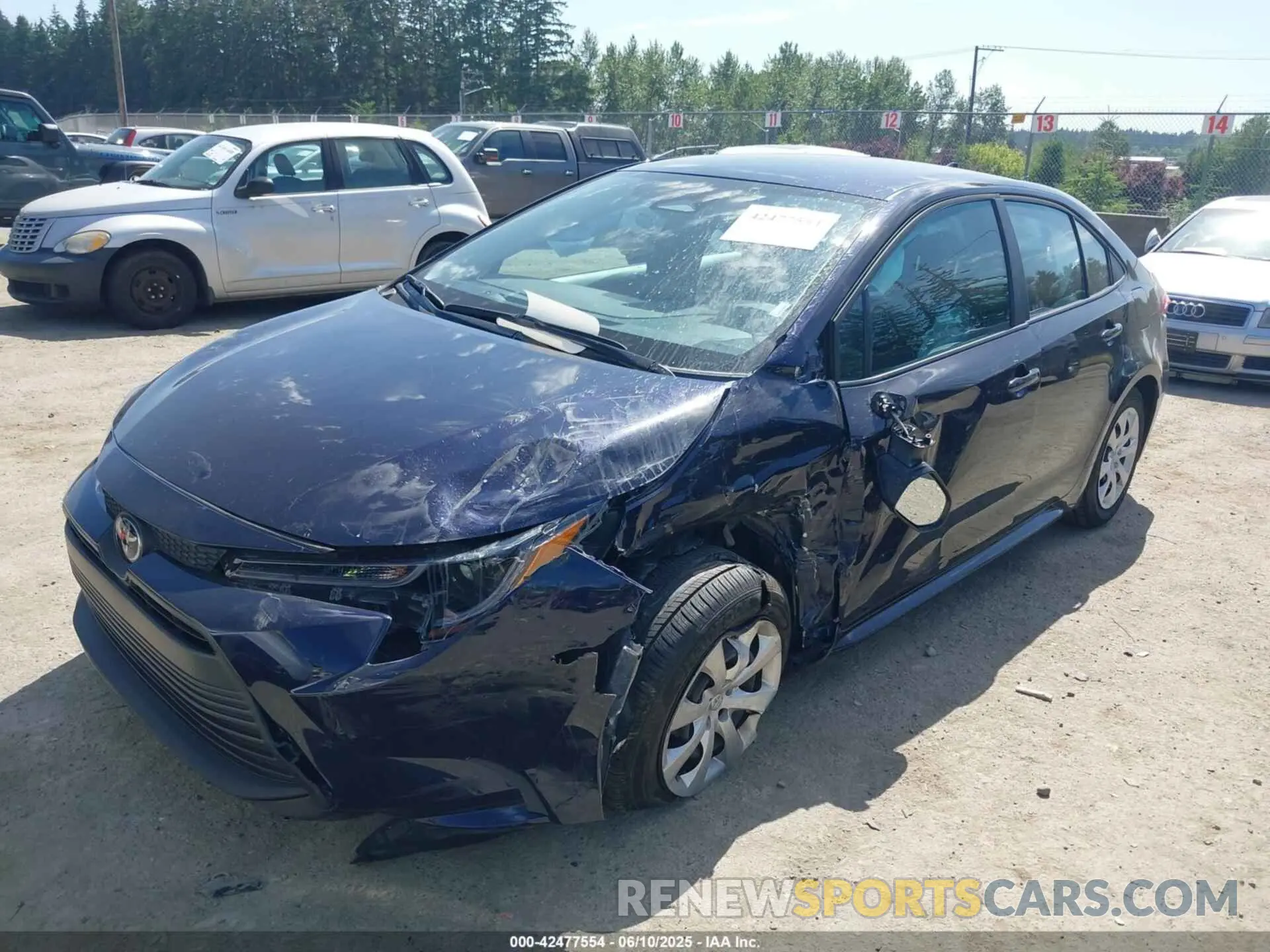 2 Photograph of a damaged car 5YFB4MDE1SP249104 TOYOTA COROLLA 2025