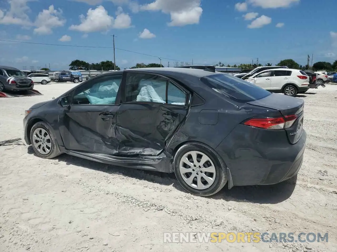 2 Photograph of a damaged car 5YFB4MDE1SP263679 TOYOTA COROLLA 2025