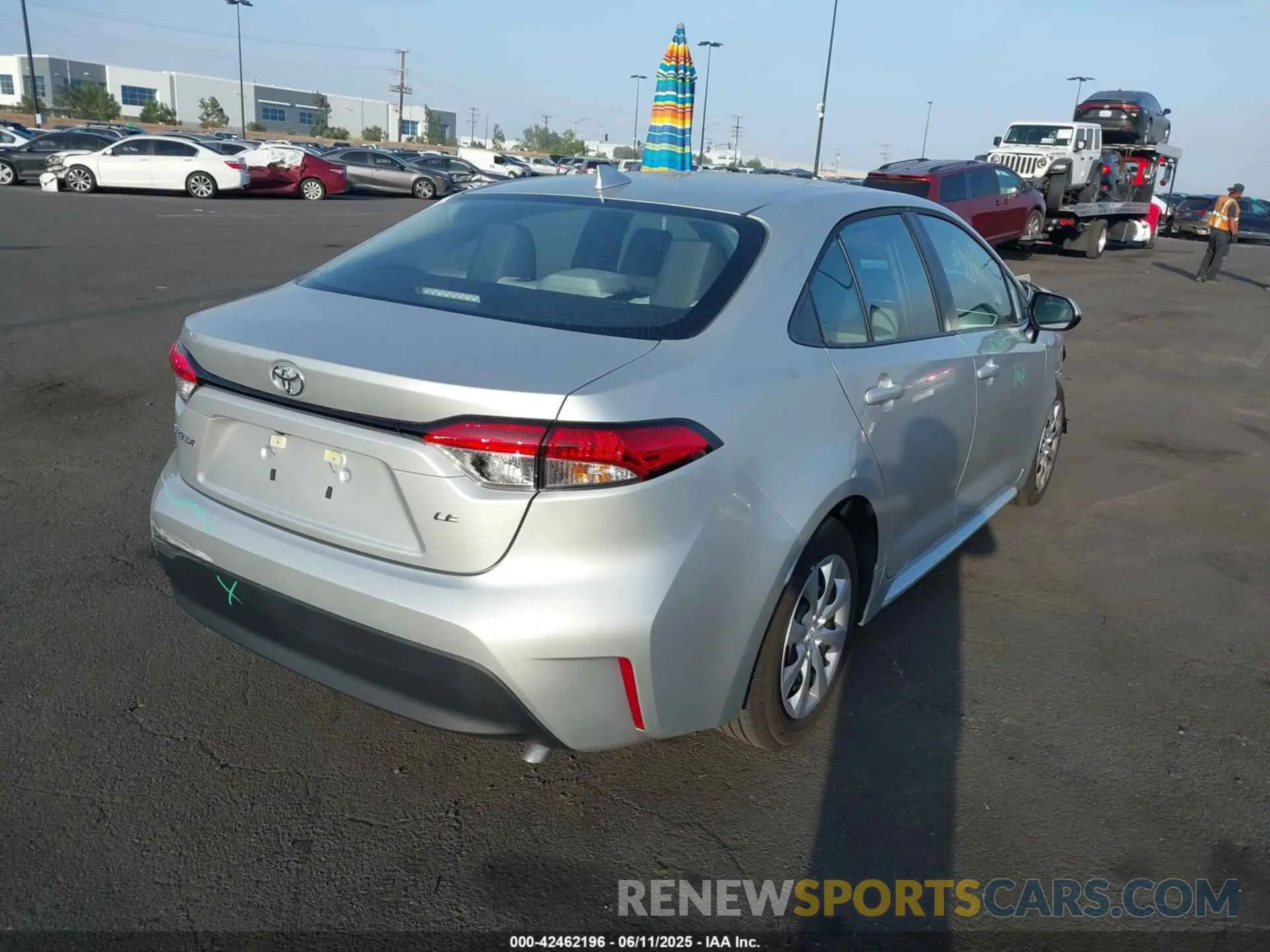 4 Фотография поврежденного автомобиля 5YFB4MDE1SP291238 TOYOTA COROLLA 2025