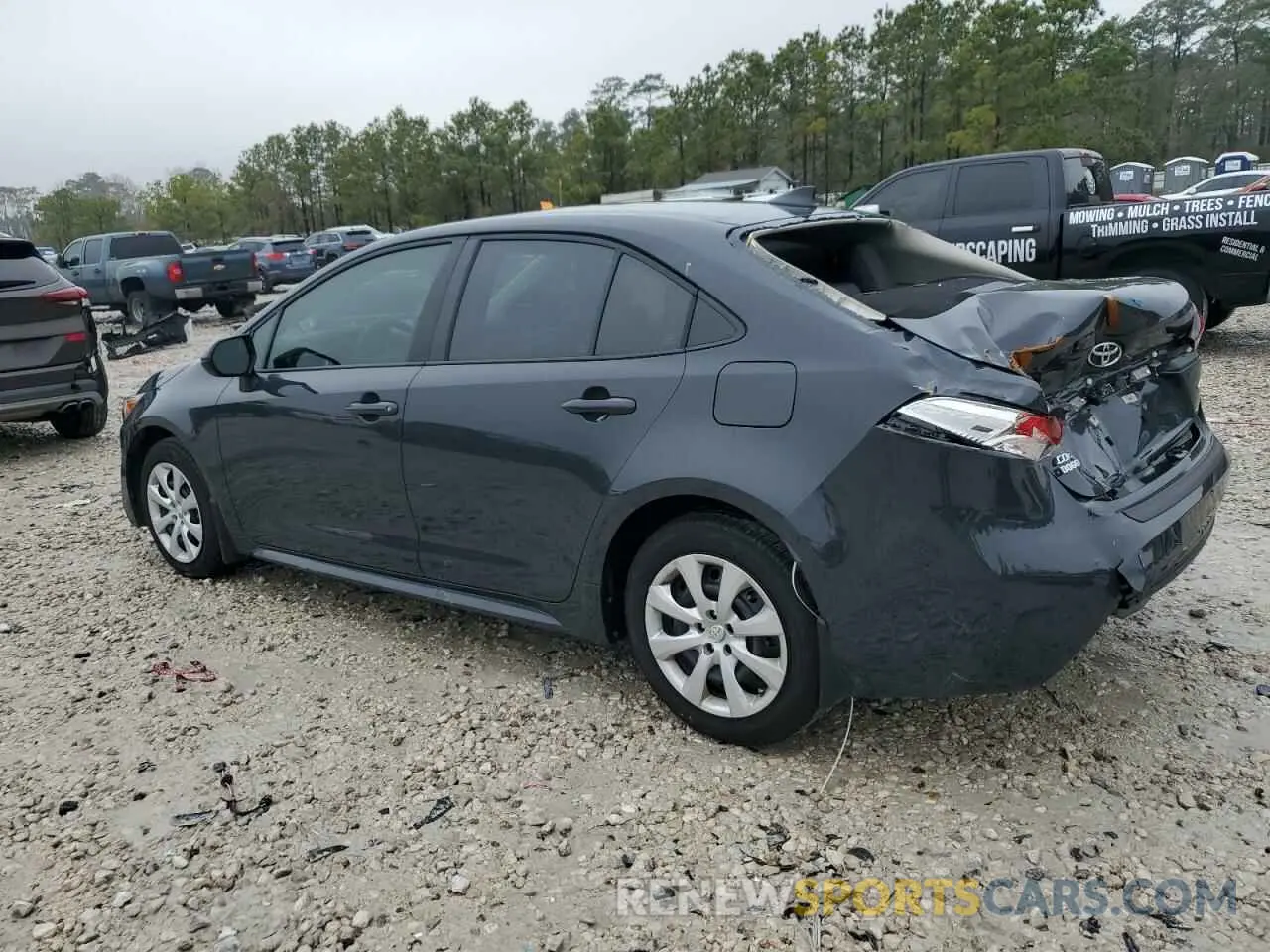 2 Photograph of a damaged car 5YFB4MDE2SP234756 TOYOTA COROLLA 2025