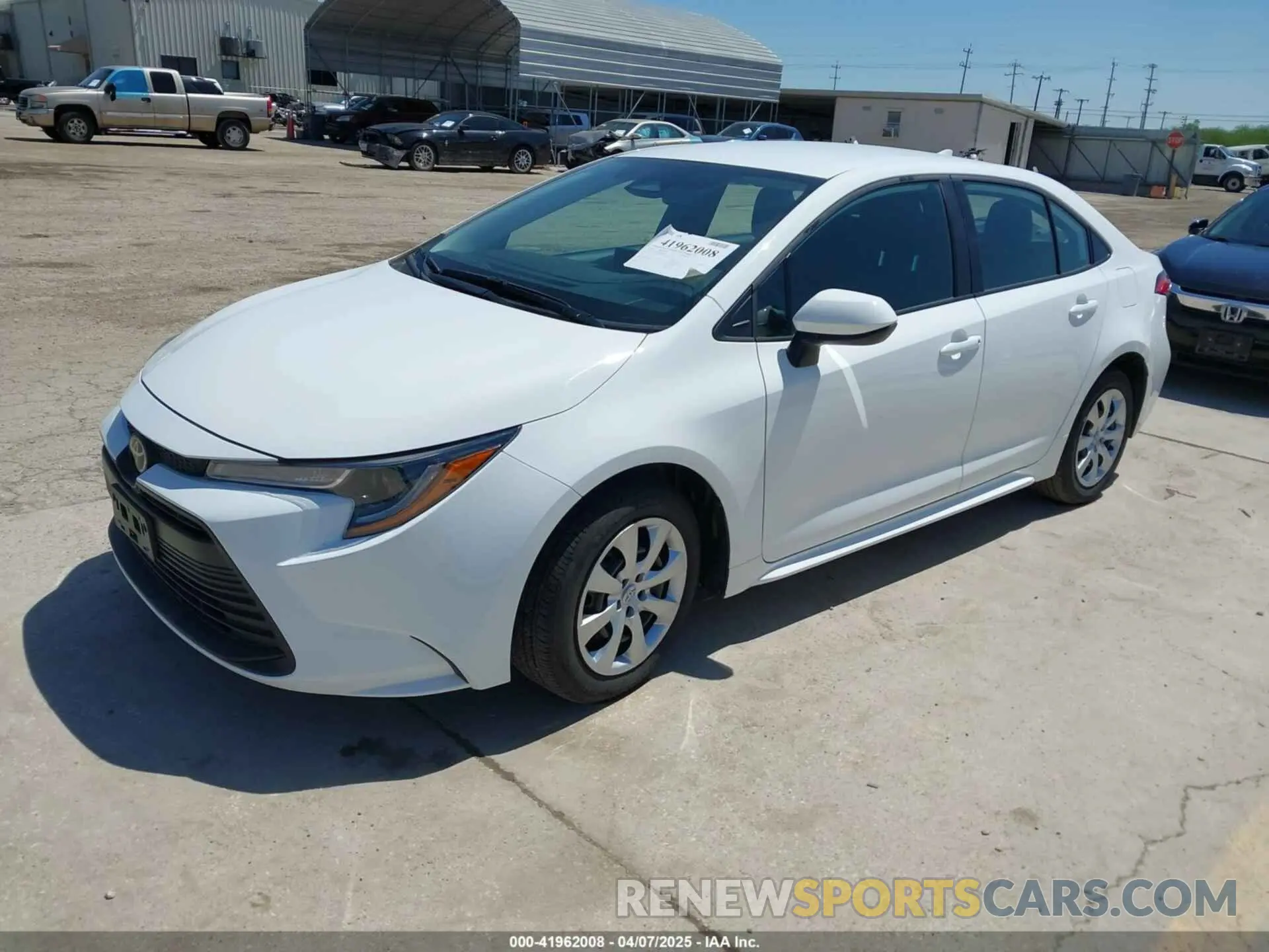 2 Photograph of a damaged car 5YFB4MDE2SP238600 TOYOTA COROLLA 2025