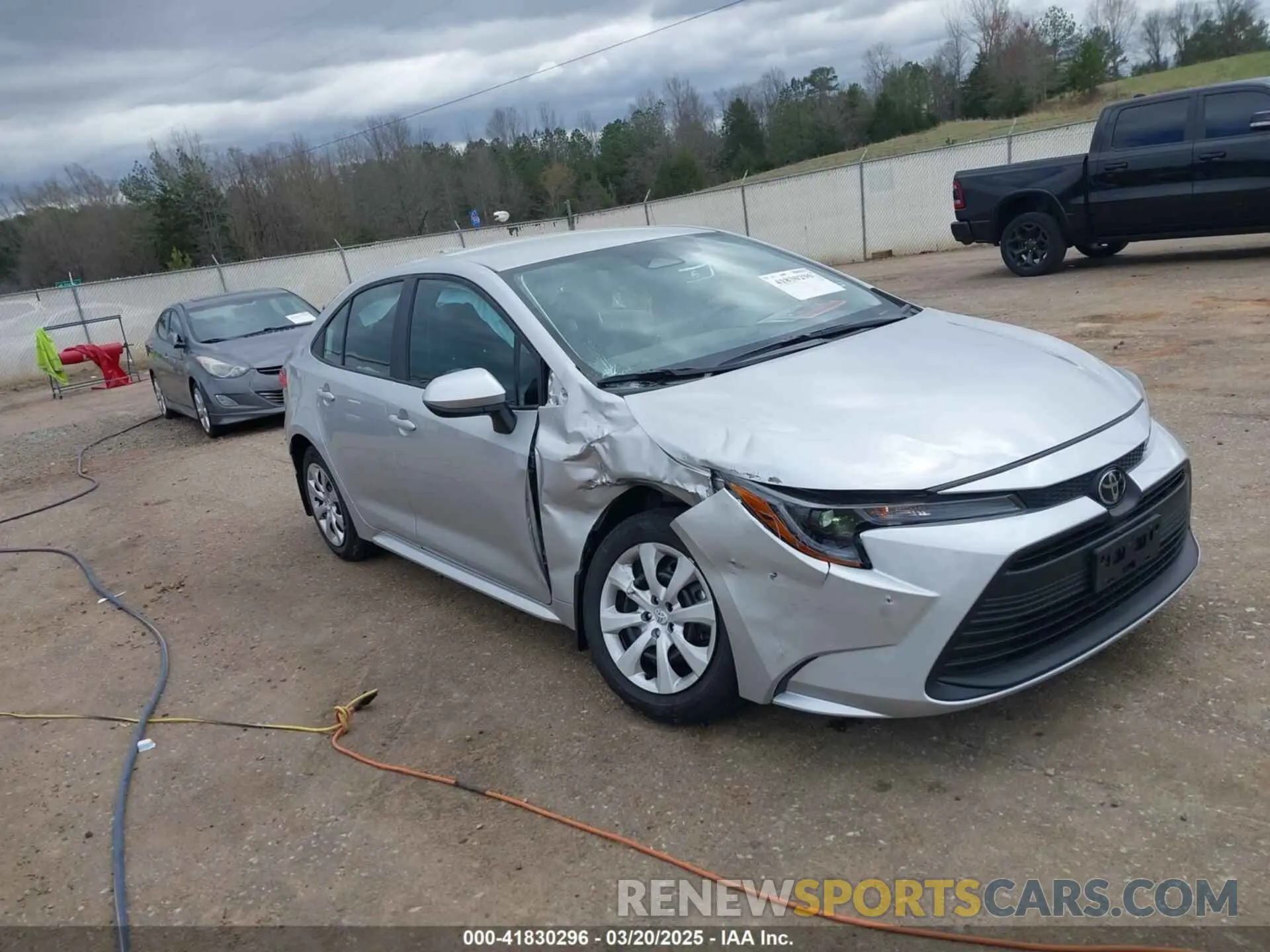 1 Photograph of a damaged car 5YFB4MDE2SP277672 TOYOTA COROLLA 2025