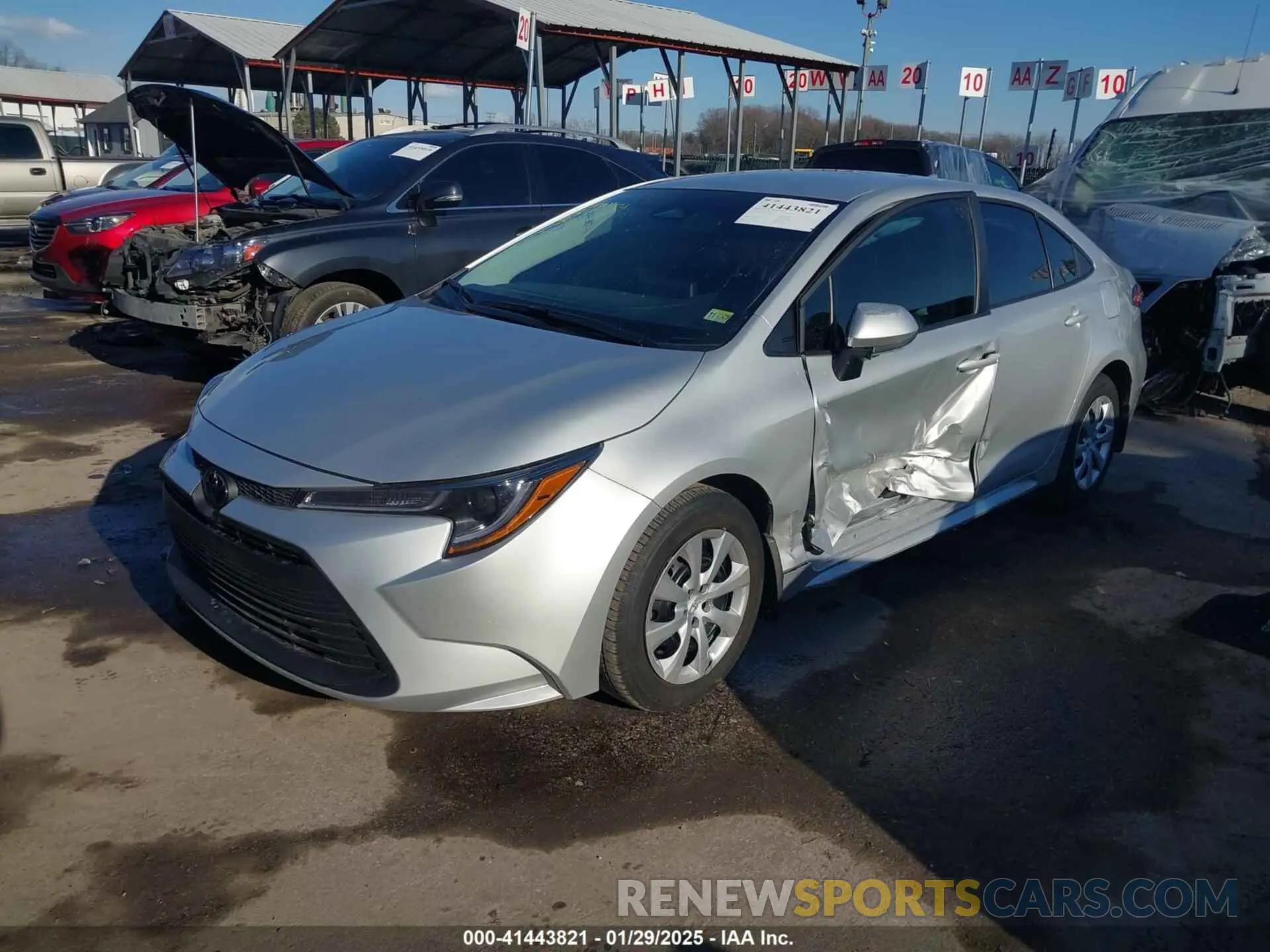 2 Фотография поврежденного автомобиля 5YFB4MDE3SP235043 TOYOTA COROLLA 2025