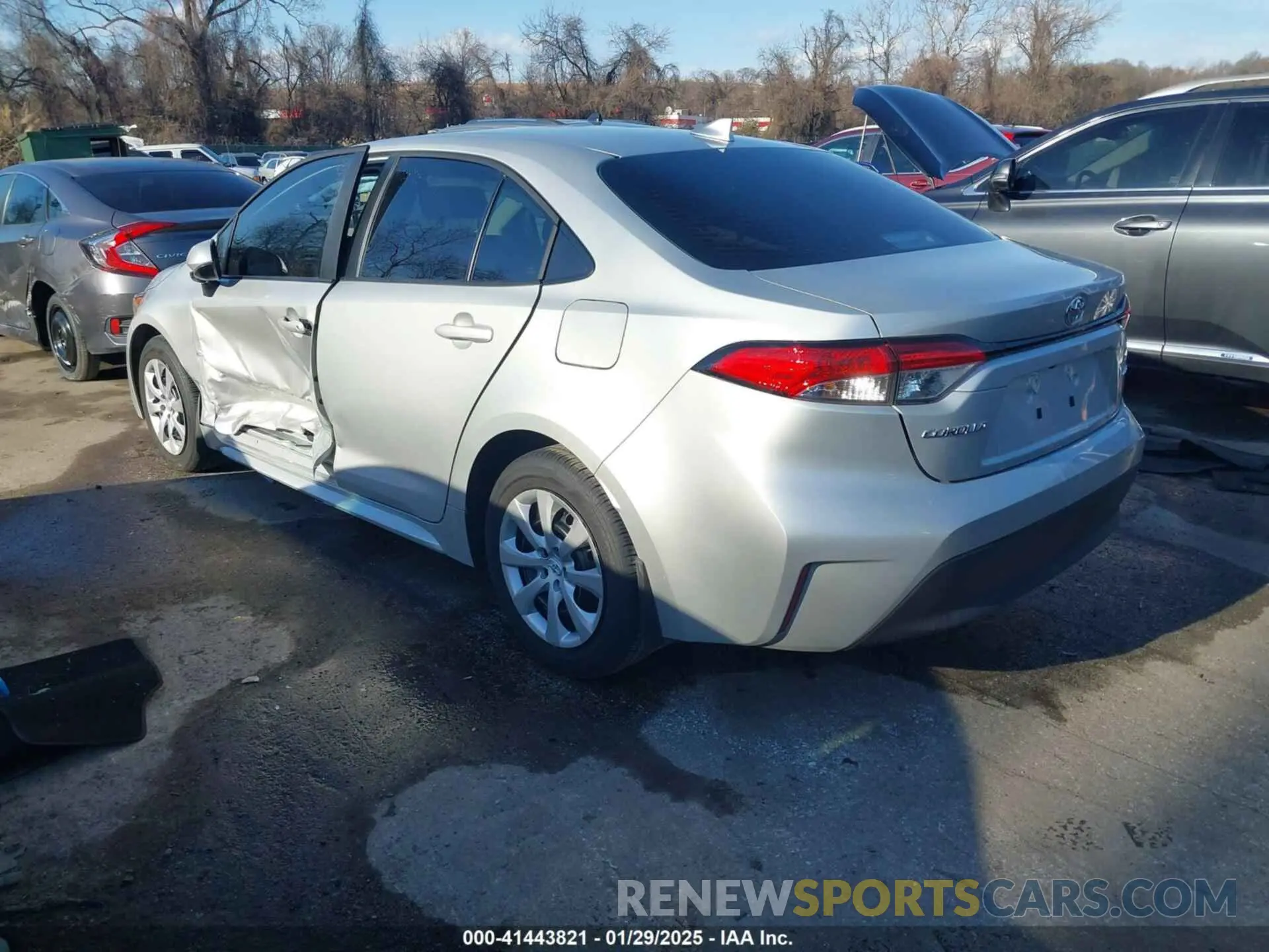 3 Фотография поврежденного автомобиля 5YFB4MDE3SP235043 TOYOTA COROLLA 2025