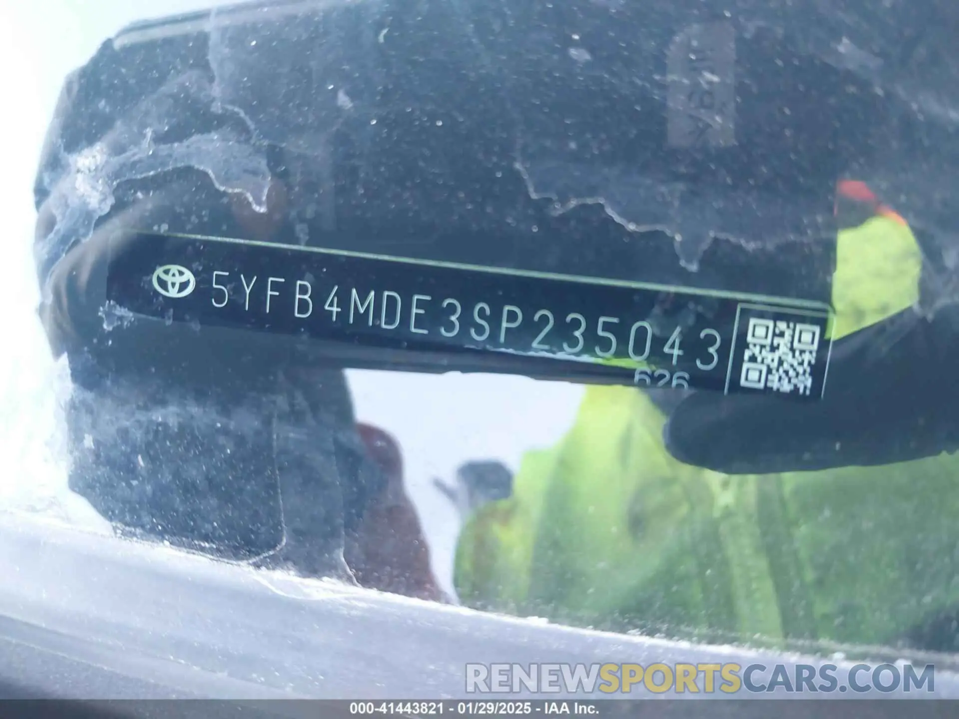 9 Фотография поврежденного автомобиля 5YFB4MDE3SP235043 TOYOTA COROLLA 2025