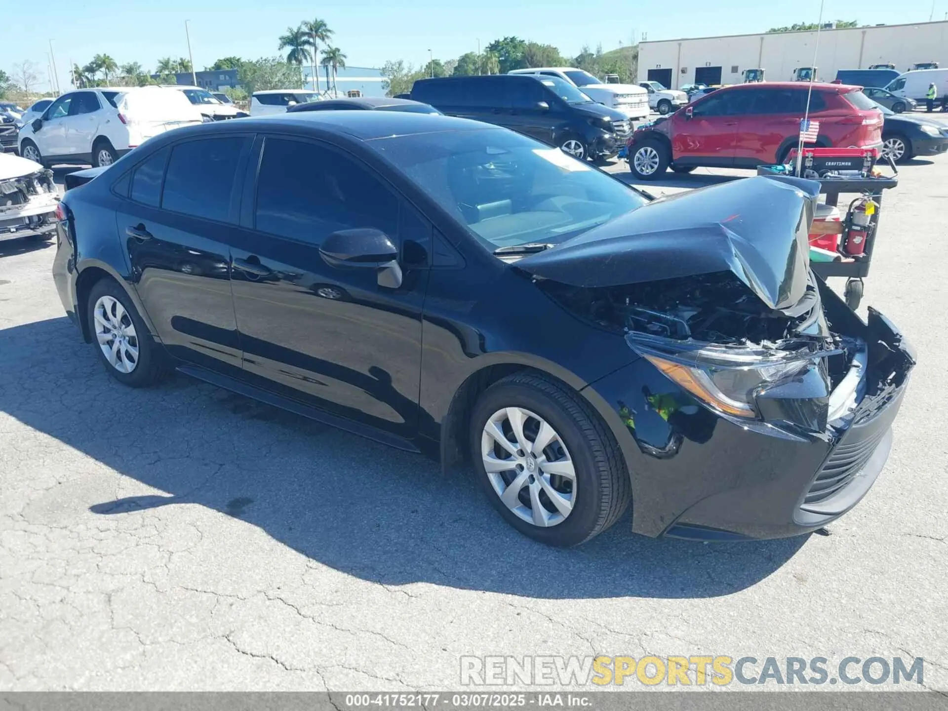 1 Photograph of a damaged car 5YFB4MDE4SP230403 TOYOTA COROLLA 2025