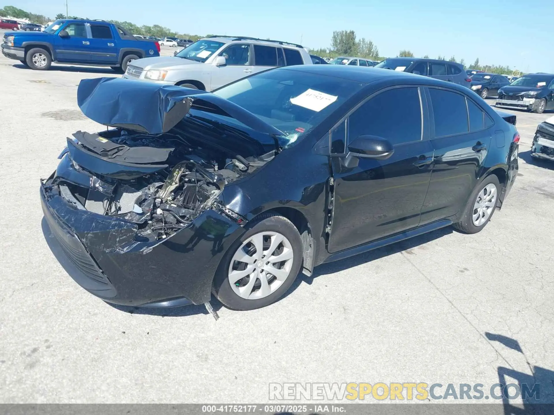 2 Photograph of a damaged car 5YFB4MDE4SP230403 TOYOTA COROLLA 2025