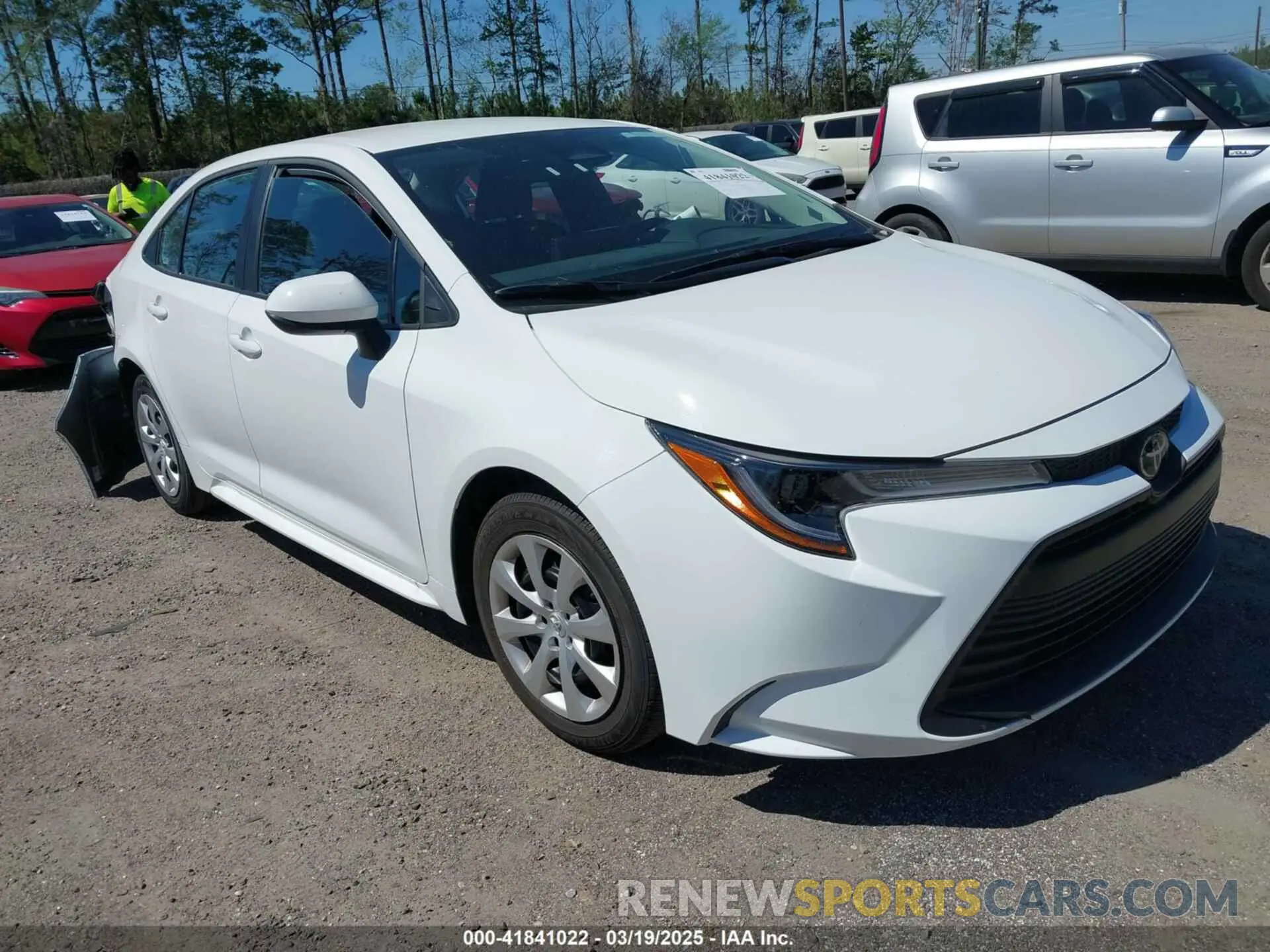 1 Photograph of a damaged car 5YFB4MDE4SP231292 TOYOTA COROLLA 2025