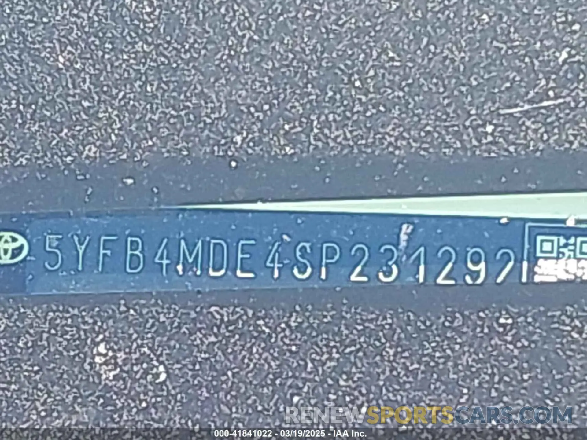 9 Photograph of a damaged car 5YFB4MDE4SP231292 TOYOTA COROLLA 2025