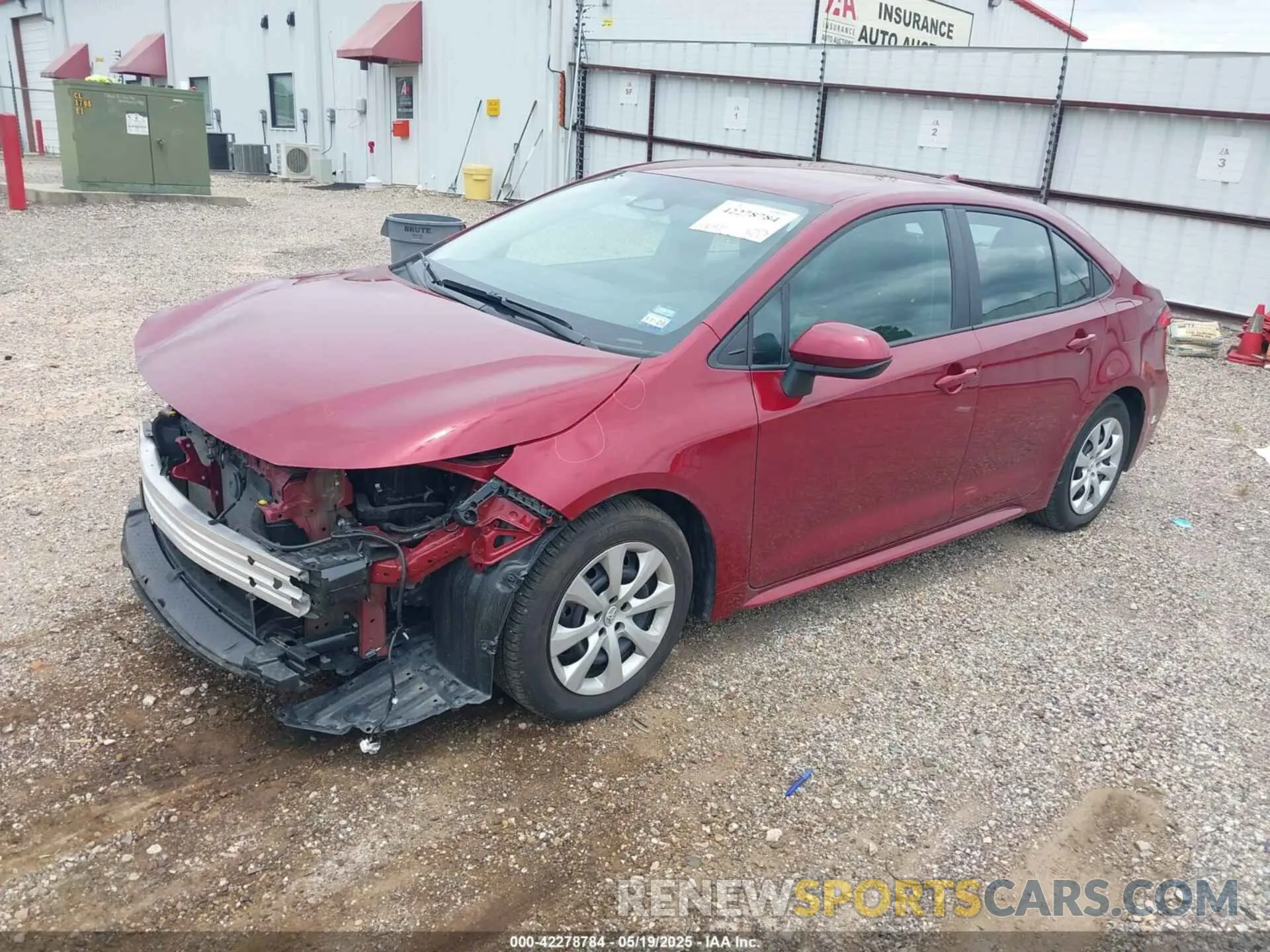 2 Photograph of a damaged car 5YFB4MDE4SP250862 TOYOTA COROLLA 2025