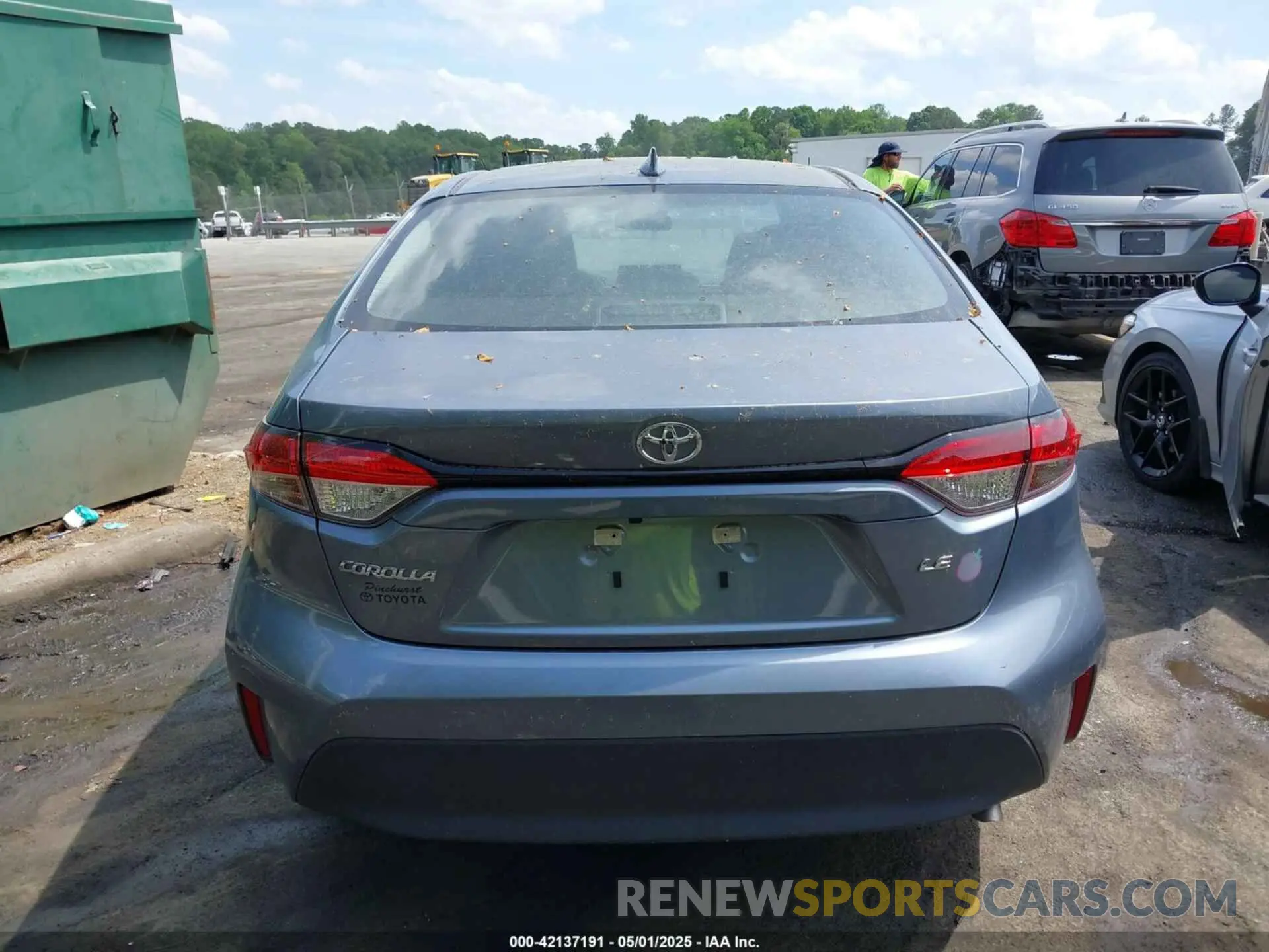 16 Photograph of a damaged car 5YFB4MDE5SP228837 TOYOTA COROLLA 2025