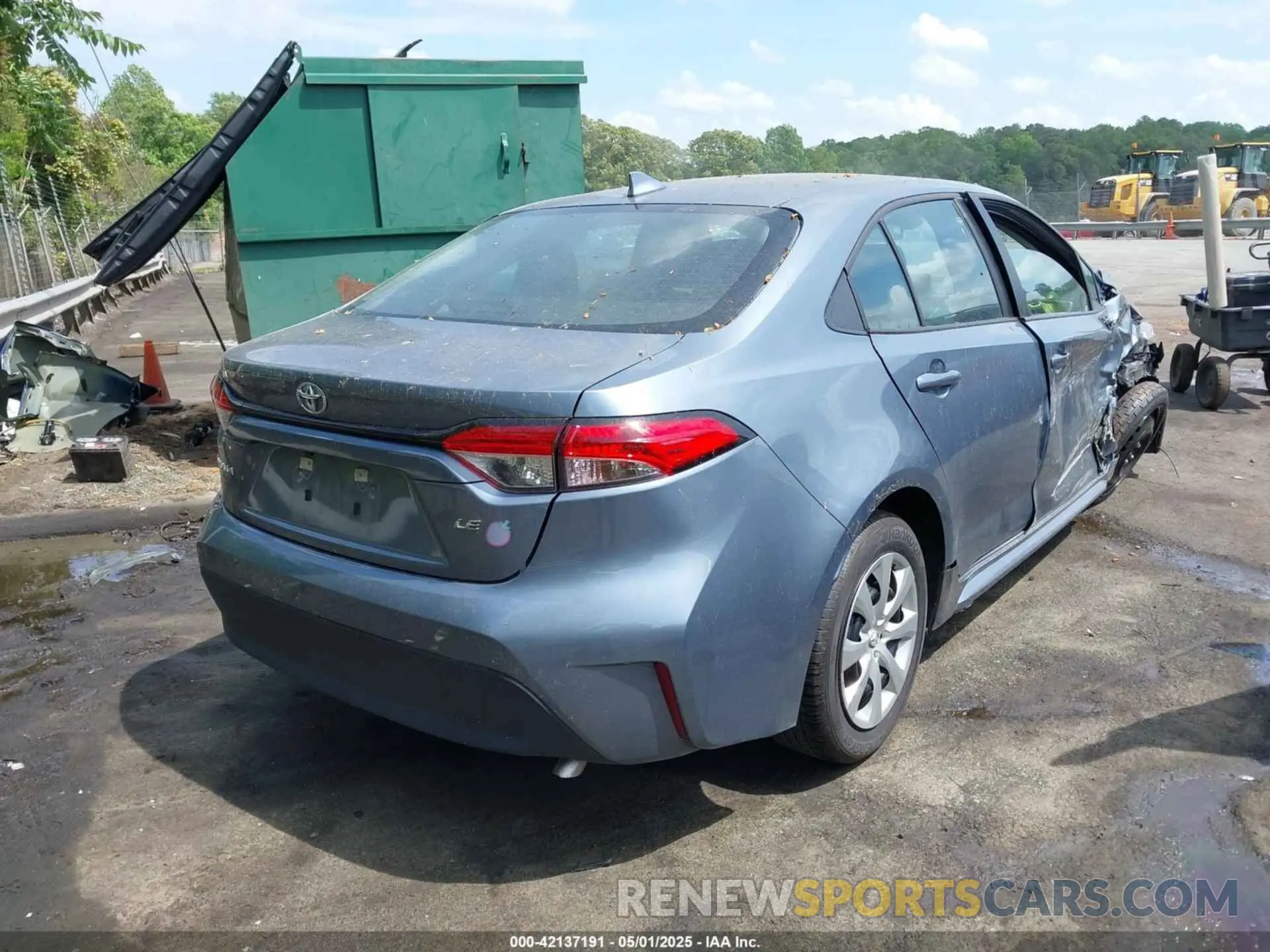 4 Photograph of a damaged car 5YFB4MDE5SP228837 TOYOTA COROLLA 2025