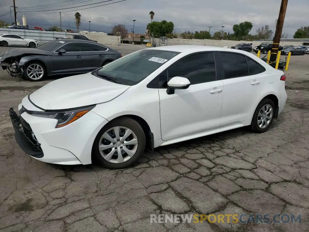 1 Photograph of a damaged car 5YFB4MDE5SP229759 TOYOTA COROLLA 2025