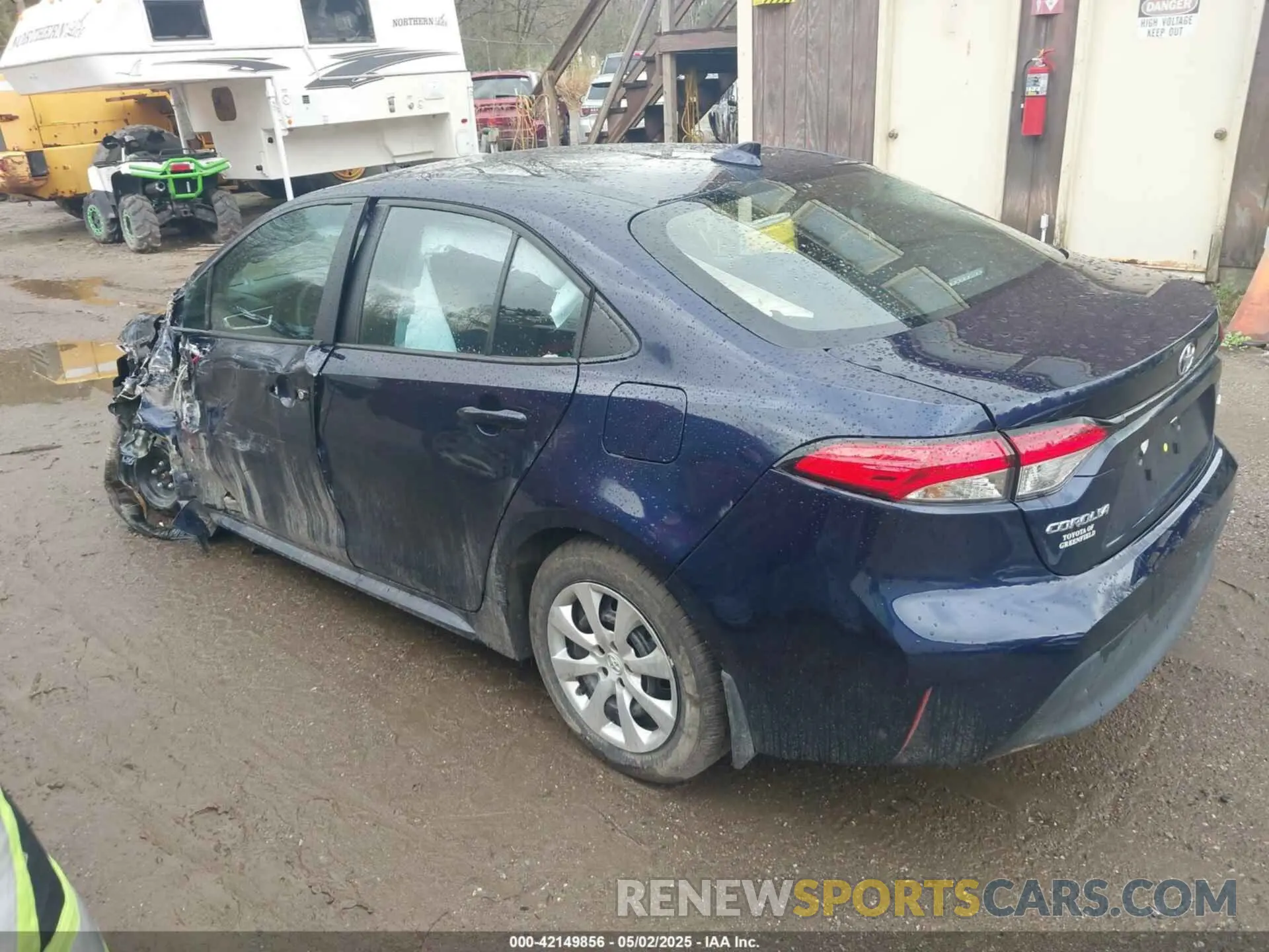 3 Photograph of a damaged car 5YFB4MDE6SP247199 TOYOTA COROLLA 2025