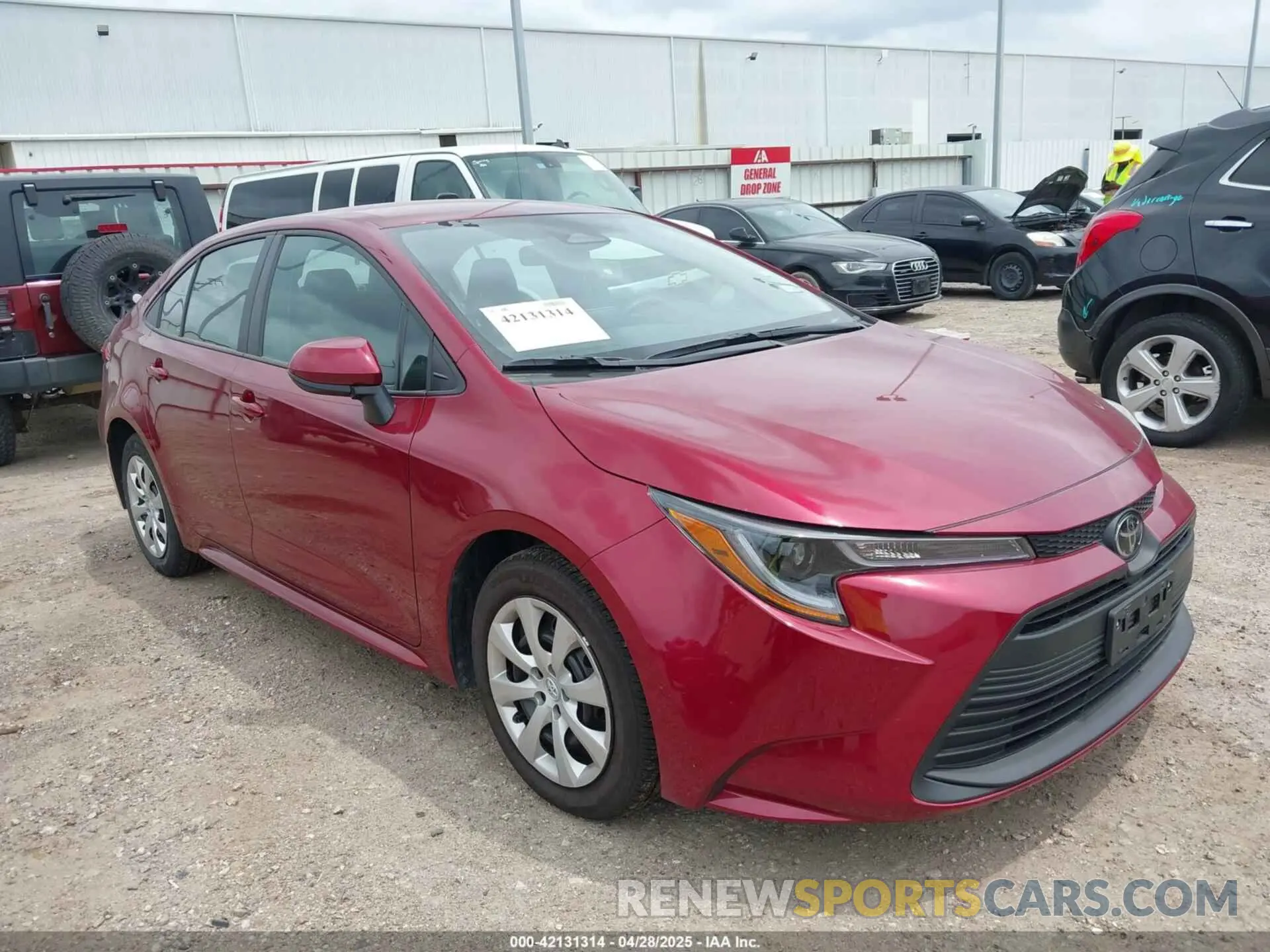 1 Фотография поврежденного автомобиля 5YFB4MDE6SP256565 TOYOTA COROLLA 2025