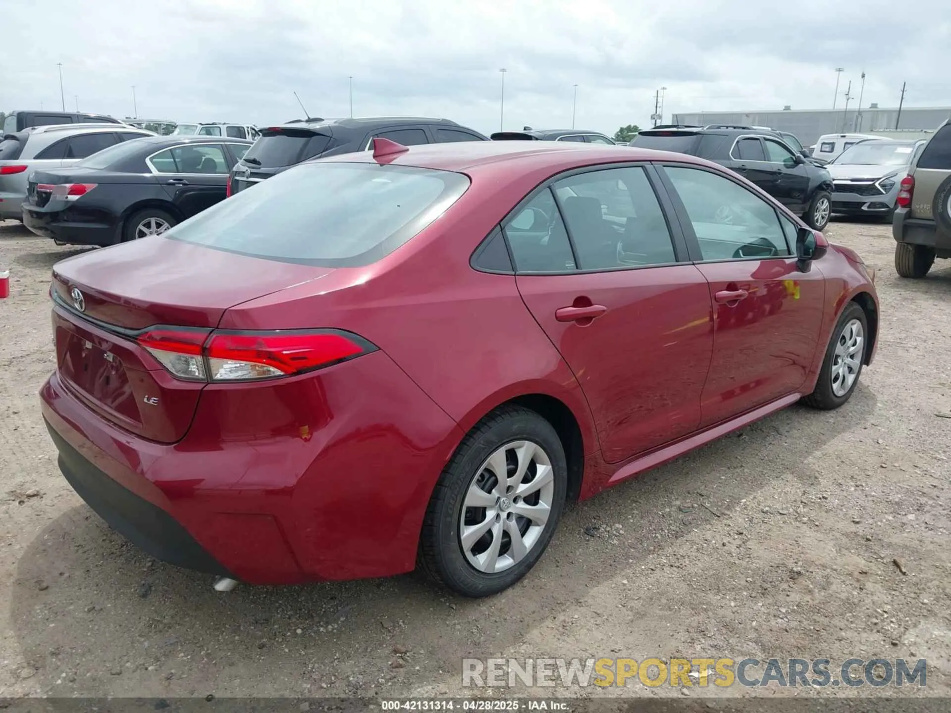 4 Фотография поврежденного автомобиля 5YFB4MDE6SP256565 TOYOTA COROLLA 2025