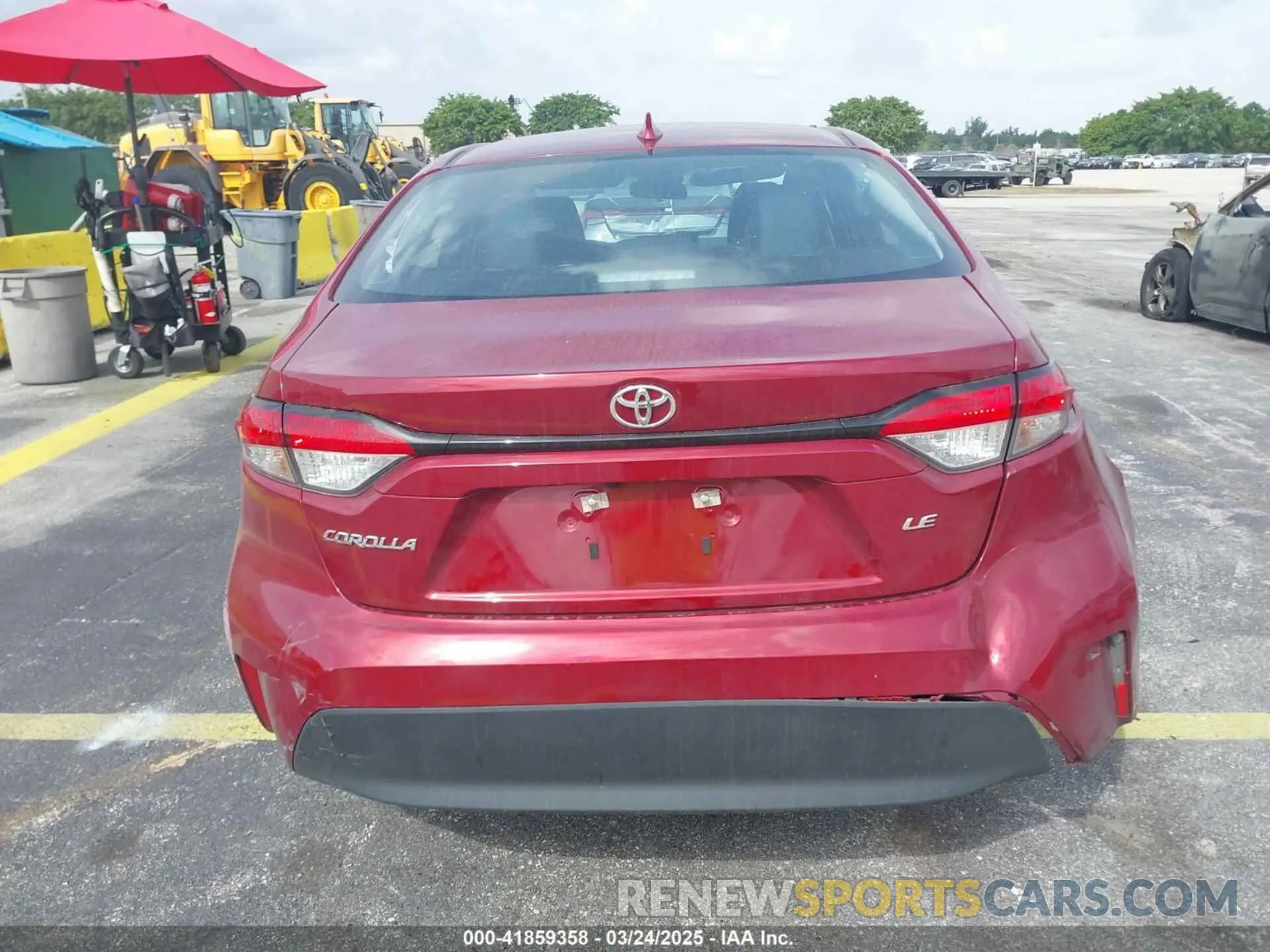 15 Photograph of a damaged car 5YFB4MDE7SP235434 TOYOTA COROLLA 2025