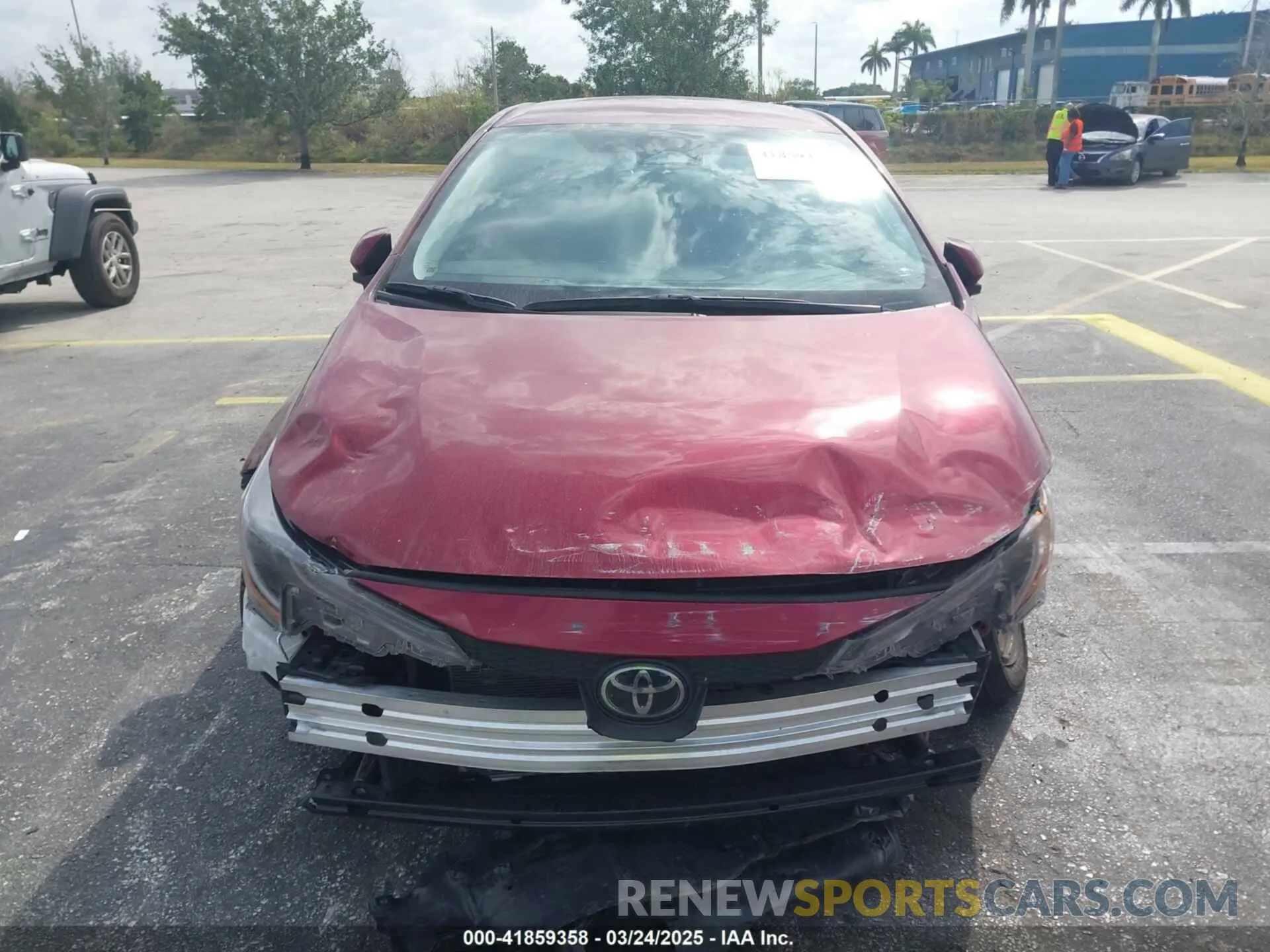 6 Photograph of a damaged car 5YFB4MDE7SP235434 TOYOTA COROLLA 2025