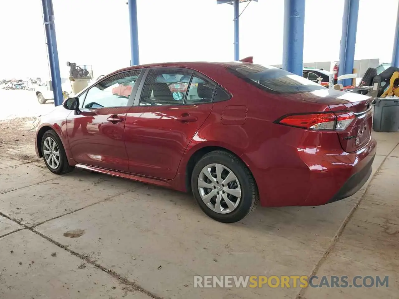 2 Photograph of a damaged car 5YFB4MDE7SP272760 TOYOTA COROLLA 2025