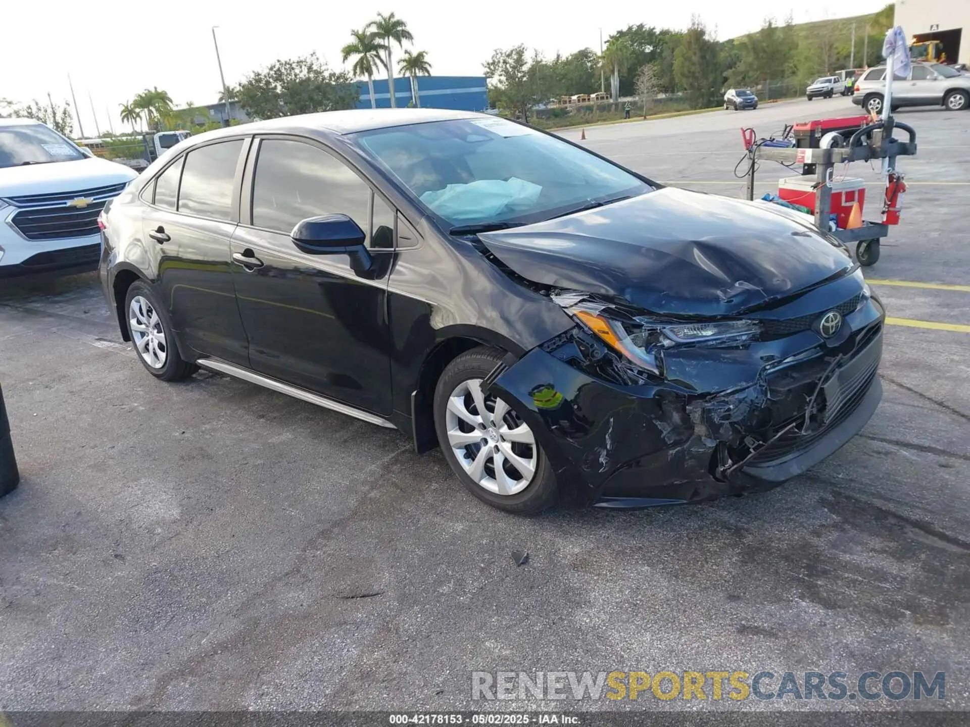 1 Photograph of a damaged car 5YFB4MDE7SP286769 TOYOTA COROLLA 2025