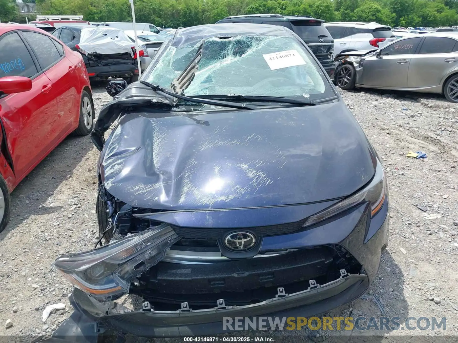11 Photograph of a damaged car 5YFB4MDE7SP287677 TOYOTA COROLLA 2025