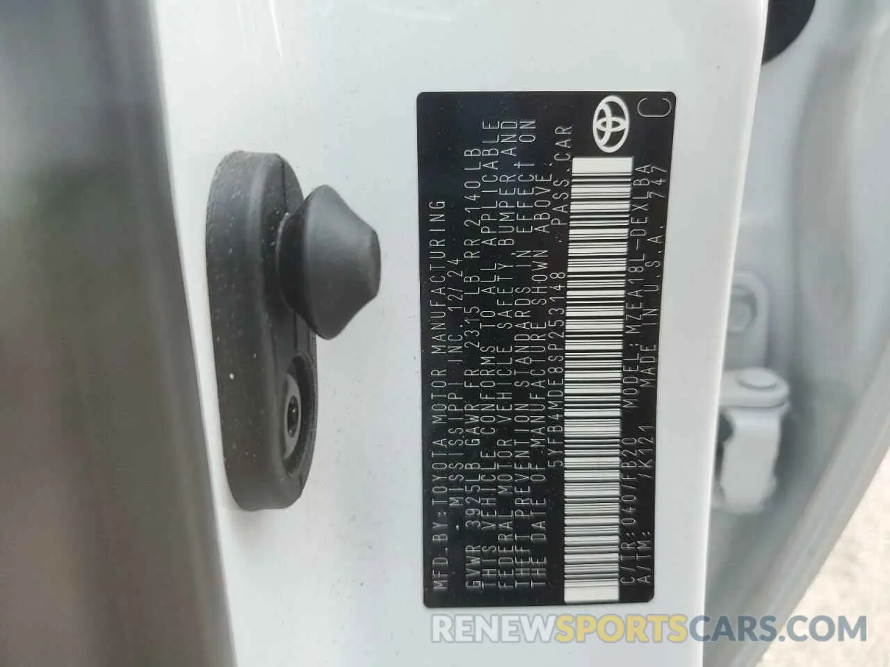 12 Фотография поврежденного автомобиля 5YFB4MDE8SP253148 TOYOTA COROLLA 2025