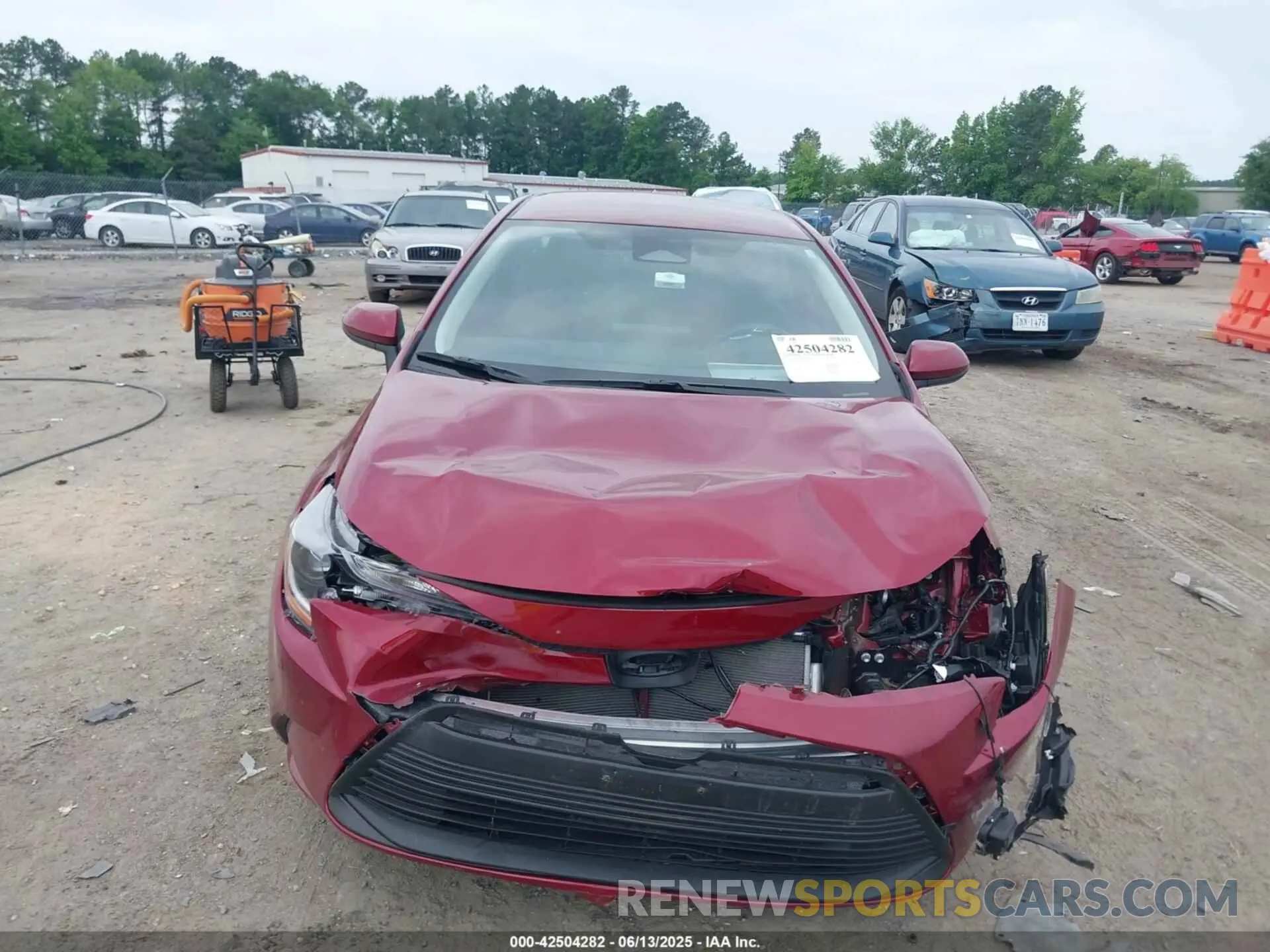 12 Photograph of a damaged car 5YFB4MDE8SP268815 TOYOTA COROLLA 2025