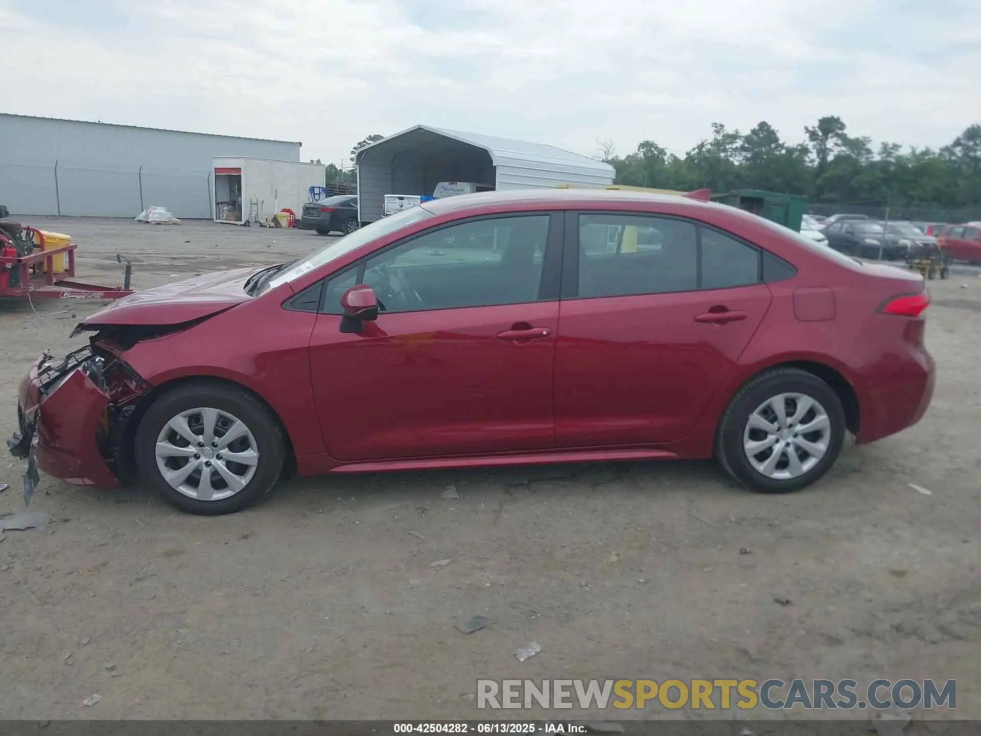 14 Photograph of a damaged car 5YFB4MDE8SP268815 TOYOTA COROLLA 2025