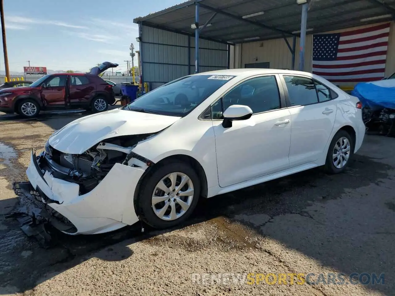 1 Photograph of a damaged car 5YFB4MDE9SP236102 TOYOTA COROLLA 2025