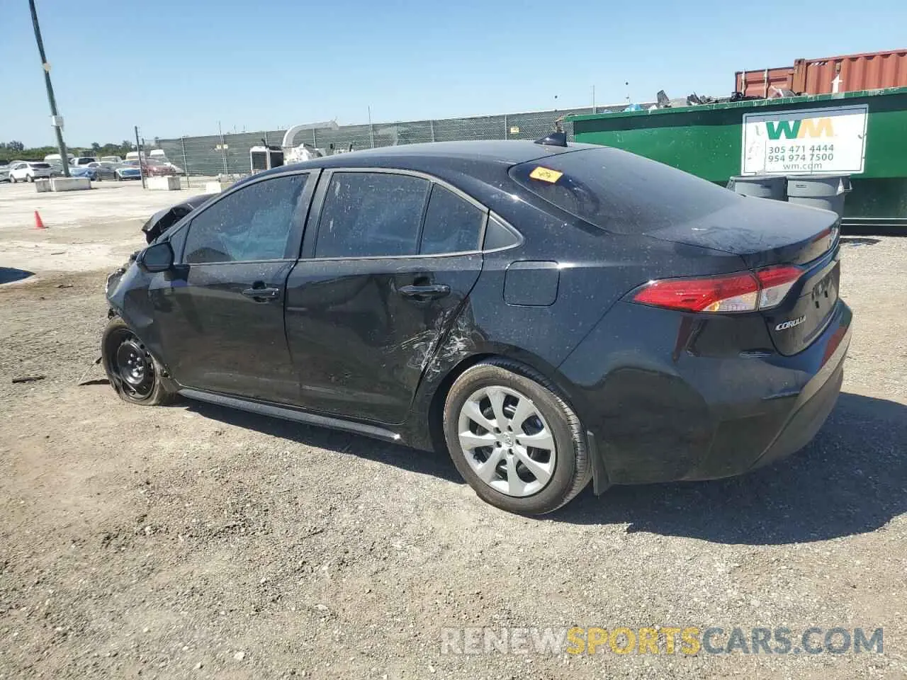 2 Photograph of a damaged car 5YFB4MDE9SP238464 TOYOTA COROLLA 2025