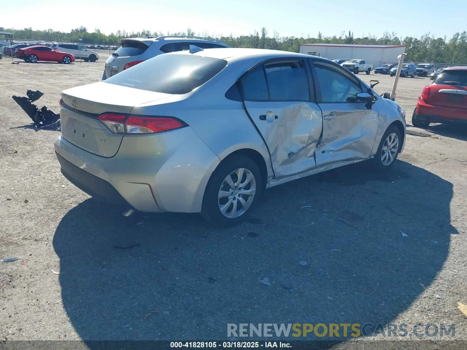4 Фотография поврежденного автомобиля 5YFB4MDE9SP240814 TOYOTA COROLLA 2025