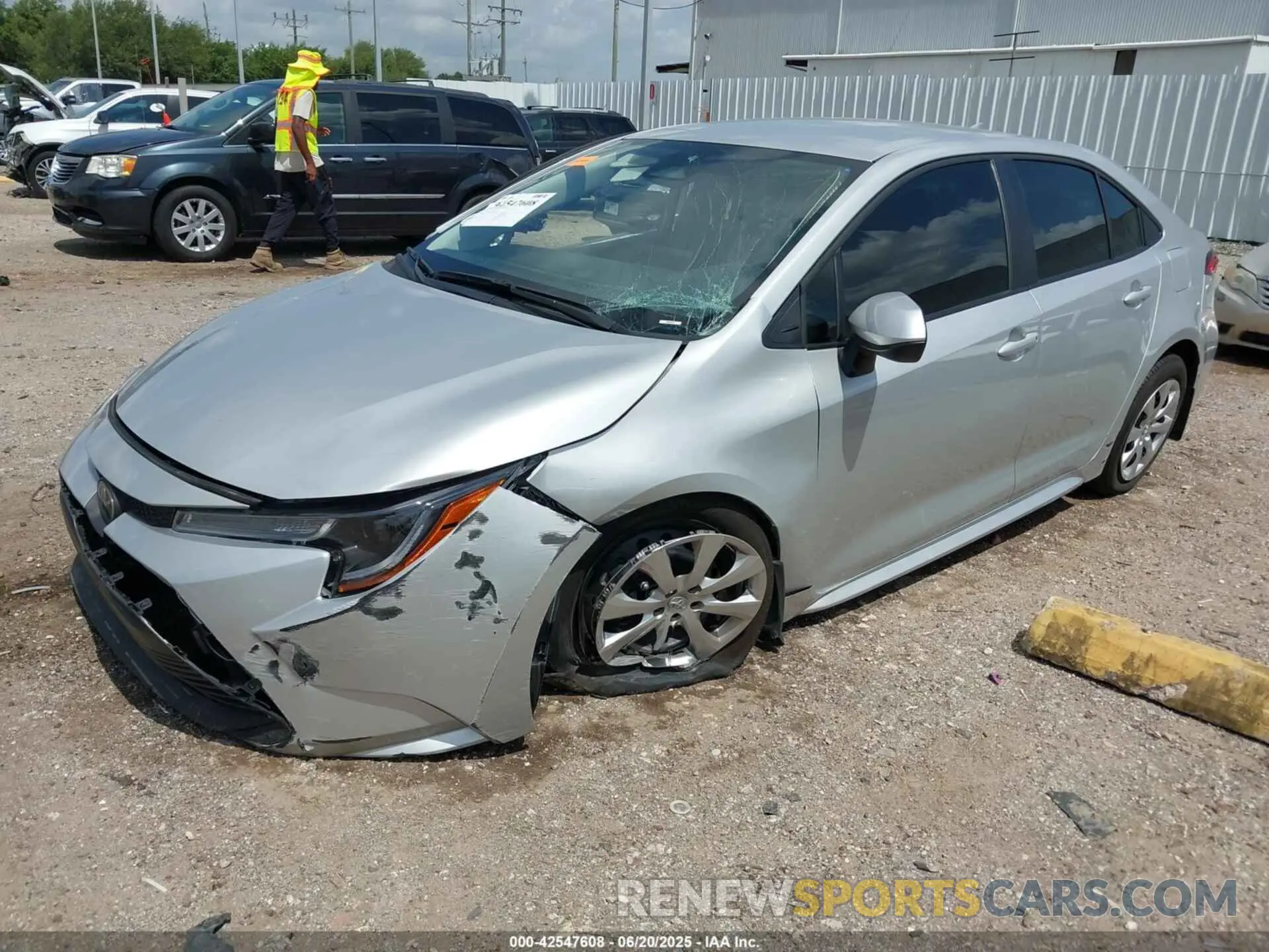 2 Photograph of a damaged car 5YFB4MDE9SP243180 TOYOTA COROLLA 2025