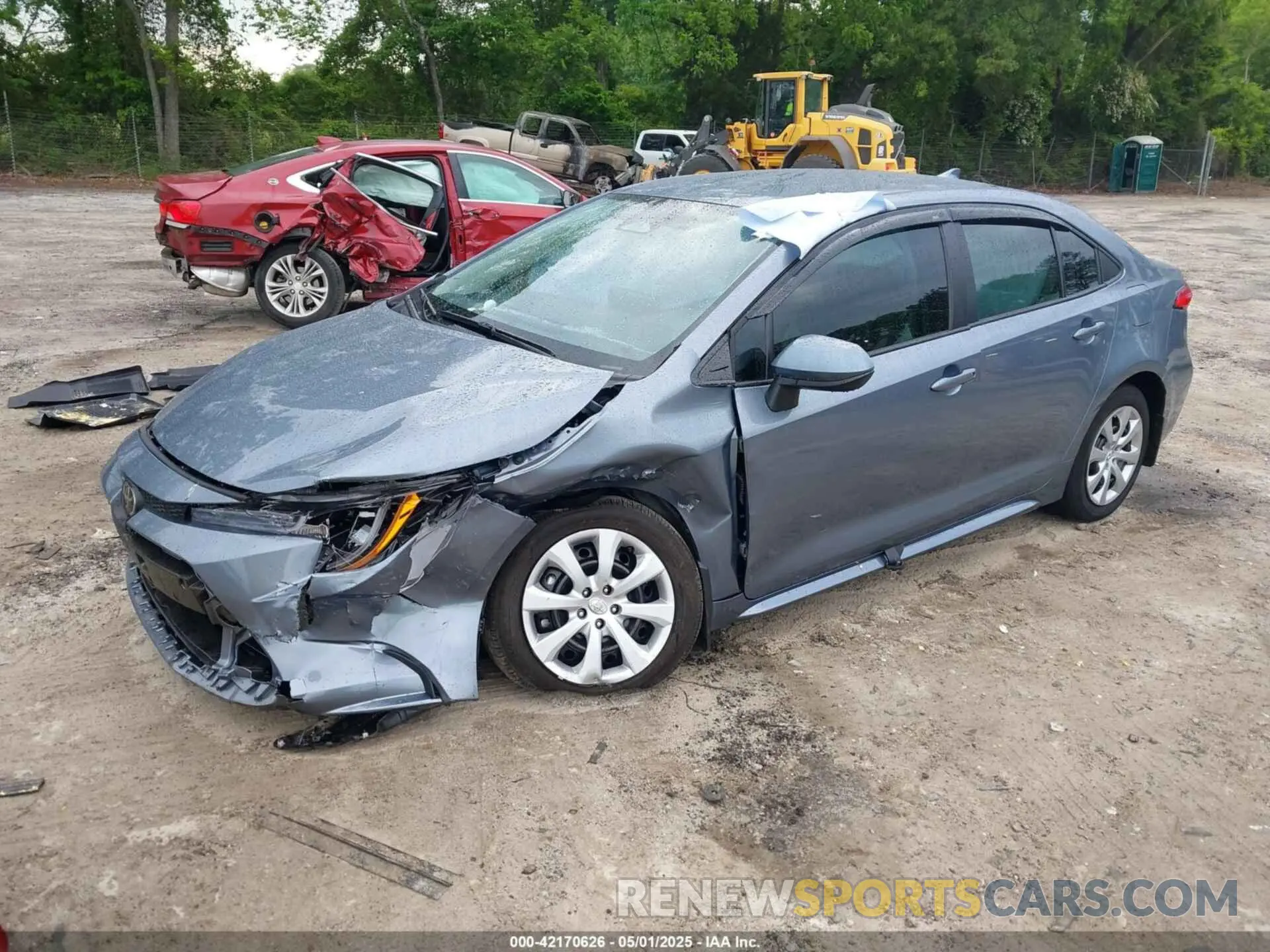 2 Photograph of a damaged car 5YFB4MDE9SP267365 TOYOTA COROLLA 2025